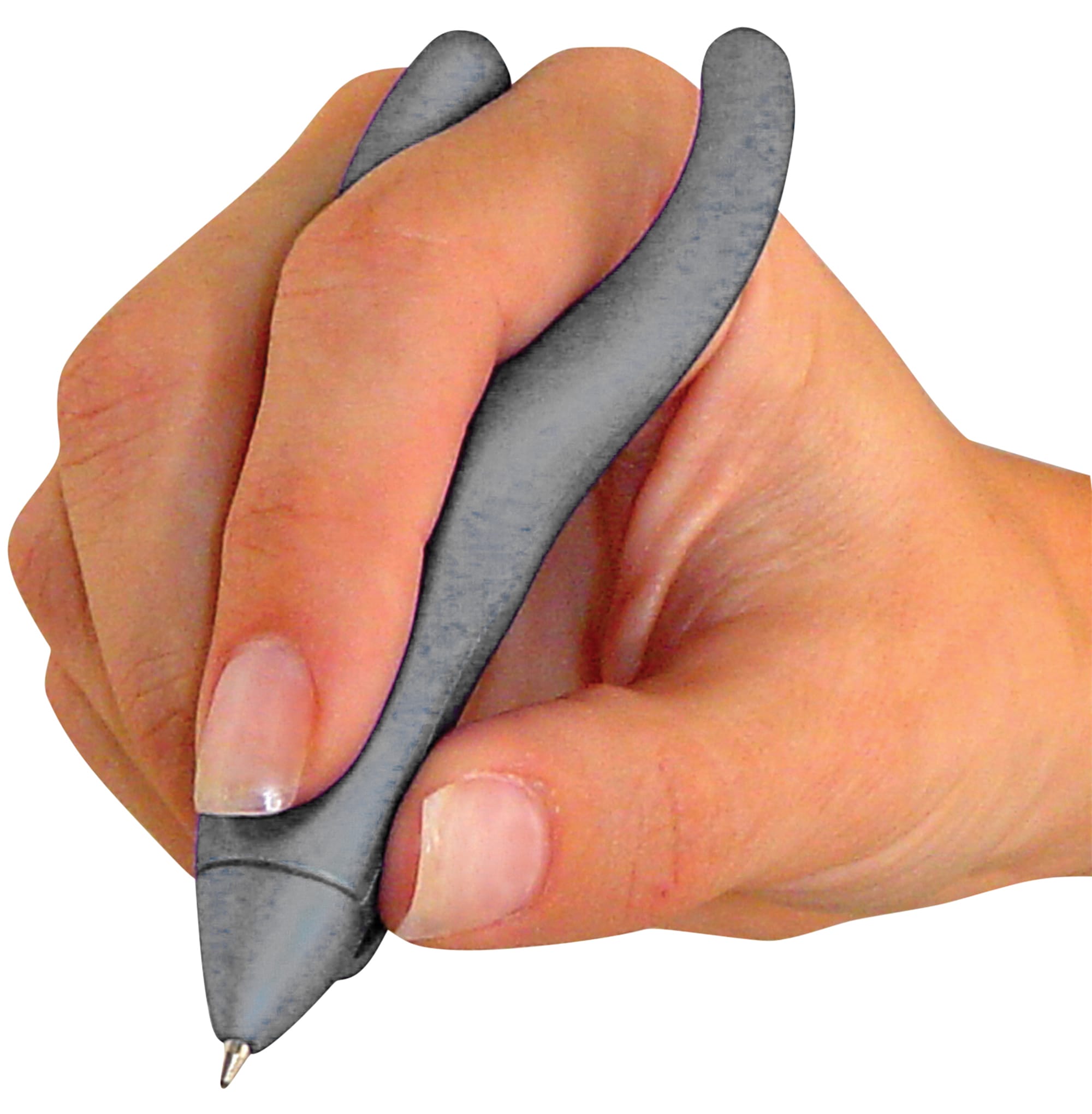 PenAgain ErgoSof Pen Ehlers-Danlos Arthritis Carpal Tunnel Pain Relief SILVER (00020)