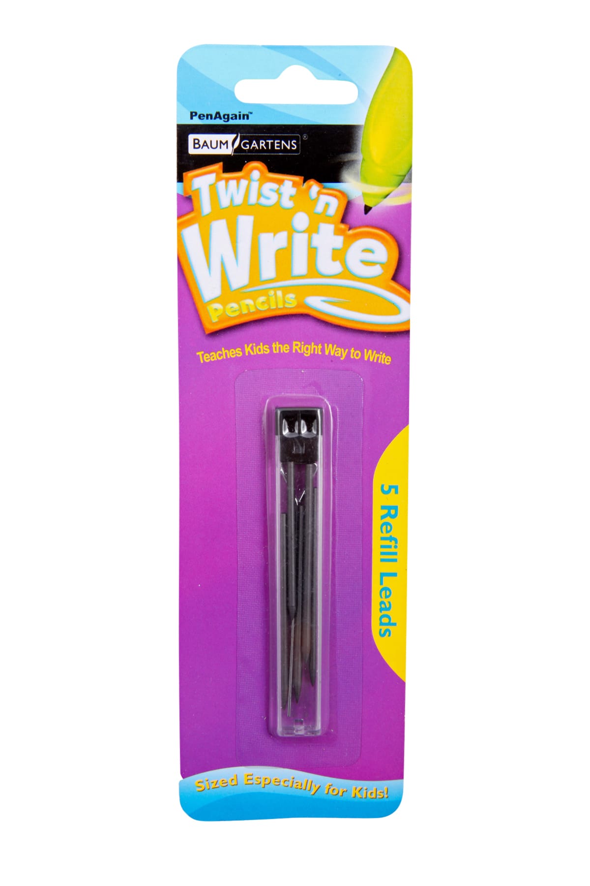 PenAgain Refills for Twist 'n Write Mechanical Pencils - 5 lead refills (00078)