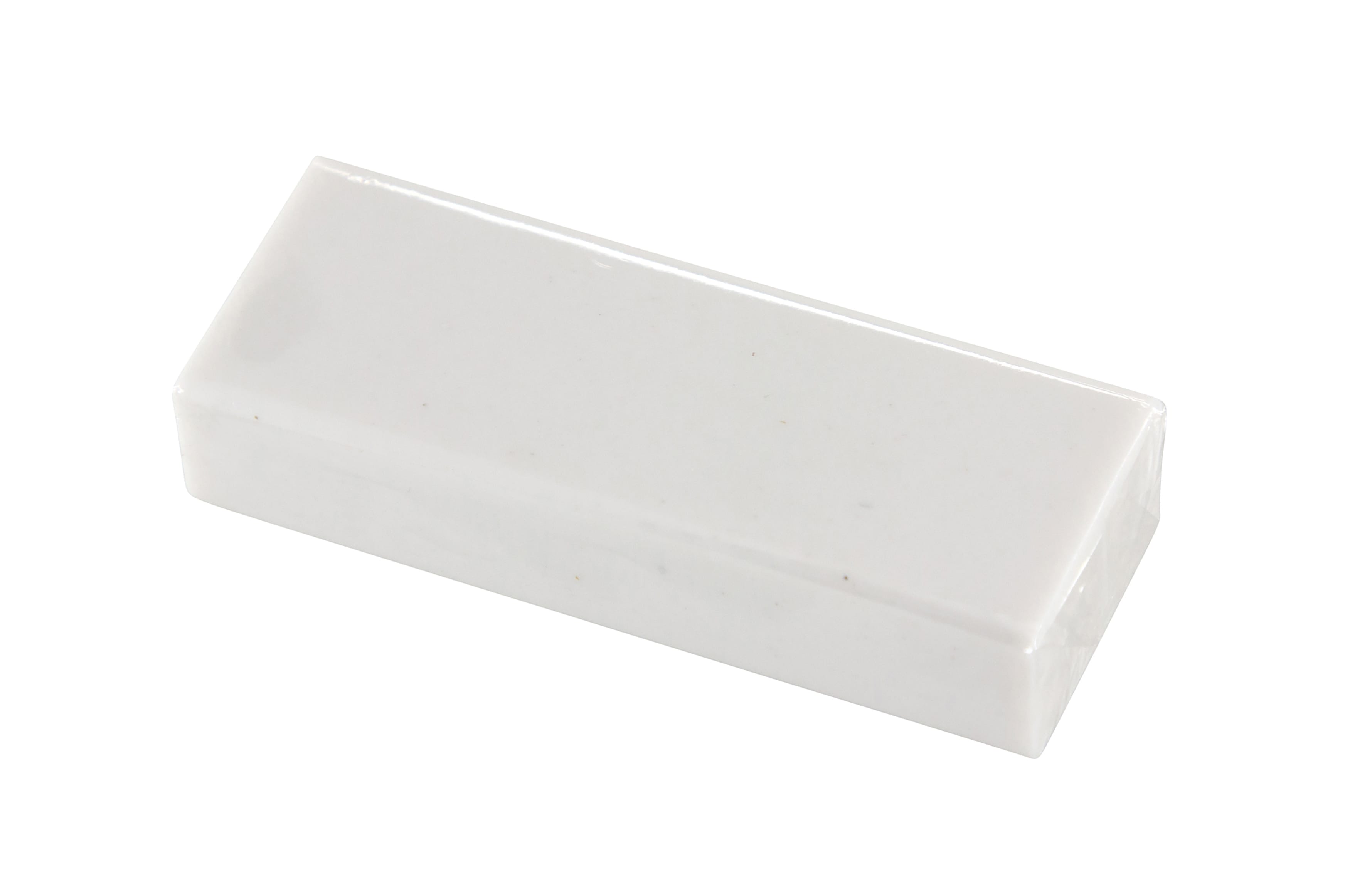 Baumgartens Block Pencil Erasers 4 Pack WHITE (74121)