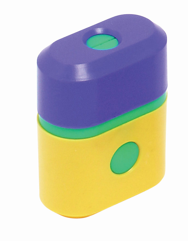 Baumgartens Button Release Pencil Sharpener Single Hole Assorted