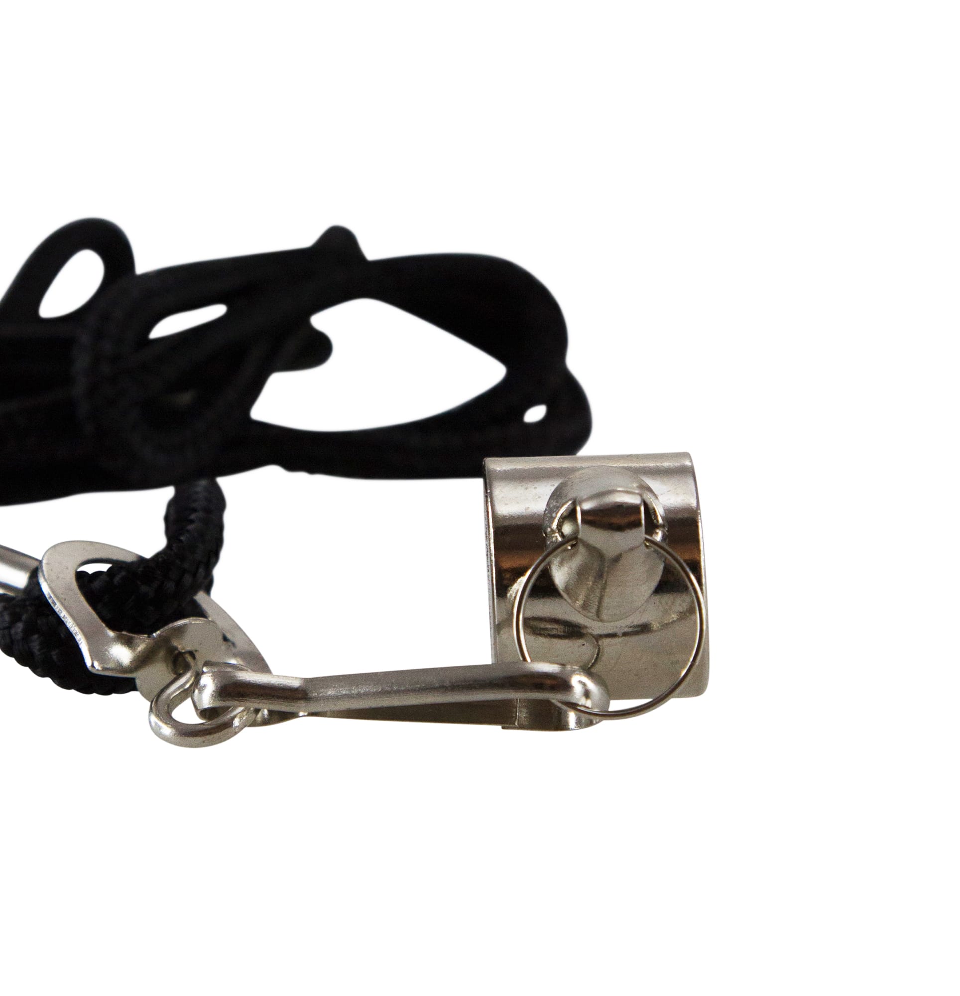 Baumgartens Whistle with Lanyard CHROME (20110)