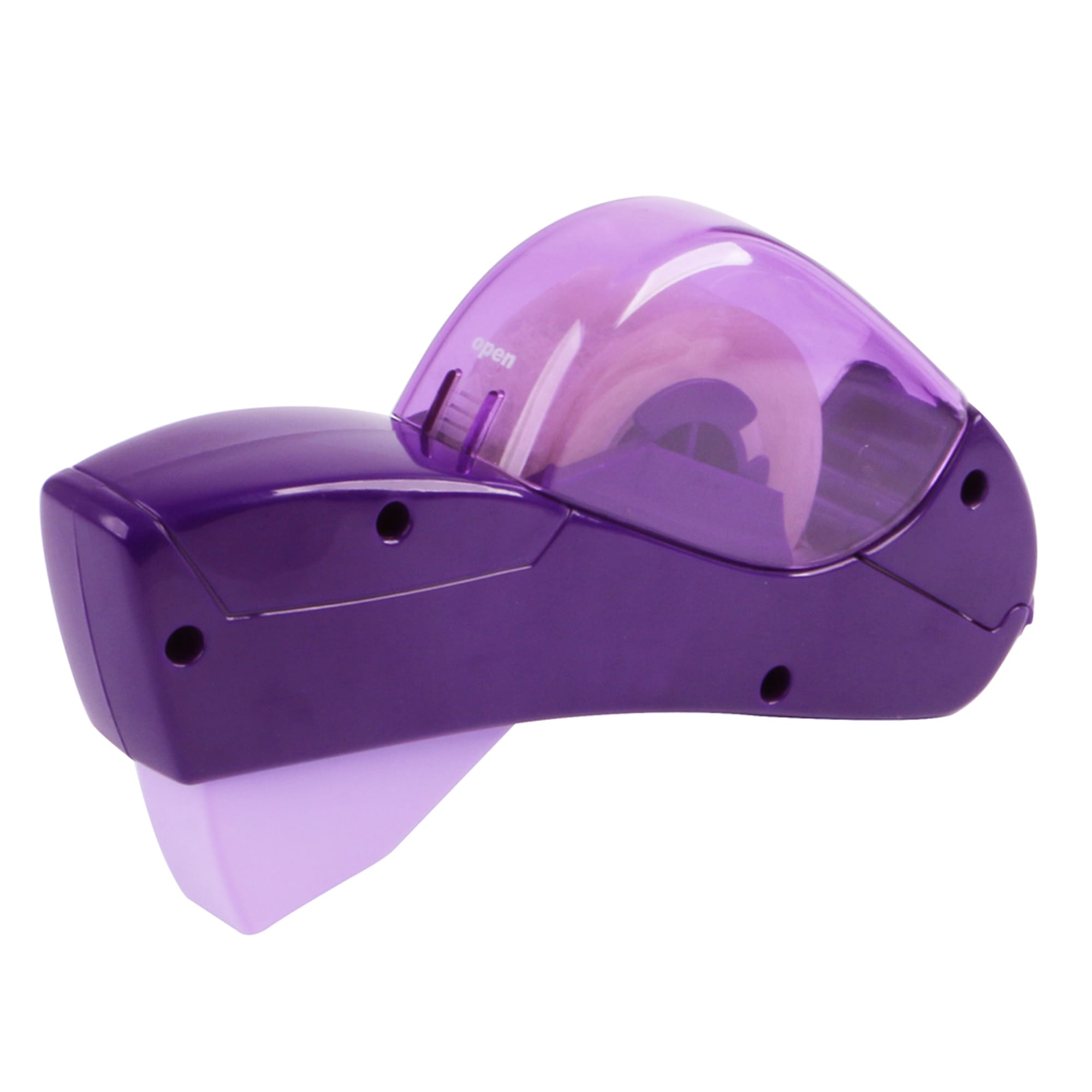 Baumgartens Handheld Tape Dispenser Includes 1 Roll of Tape Free 2 different tape sizes 19mm 12mm wide .05 to .07 thick Scotch Automatic Gift Wrapping Scrapbooking Mailing Envelopes PURPLE (20314)