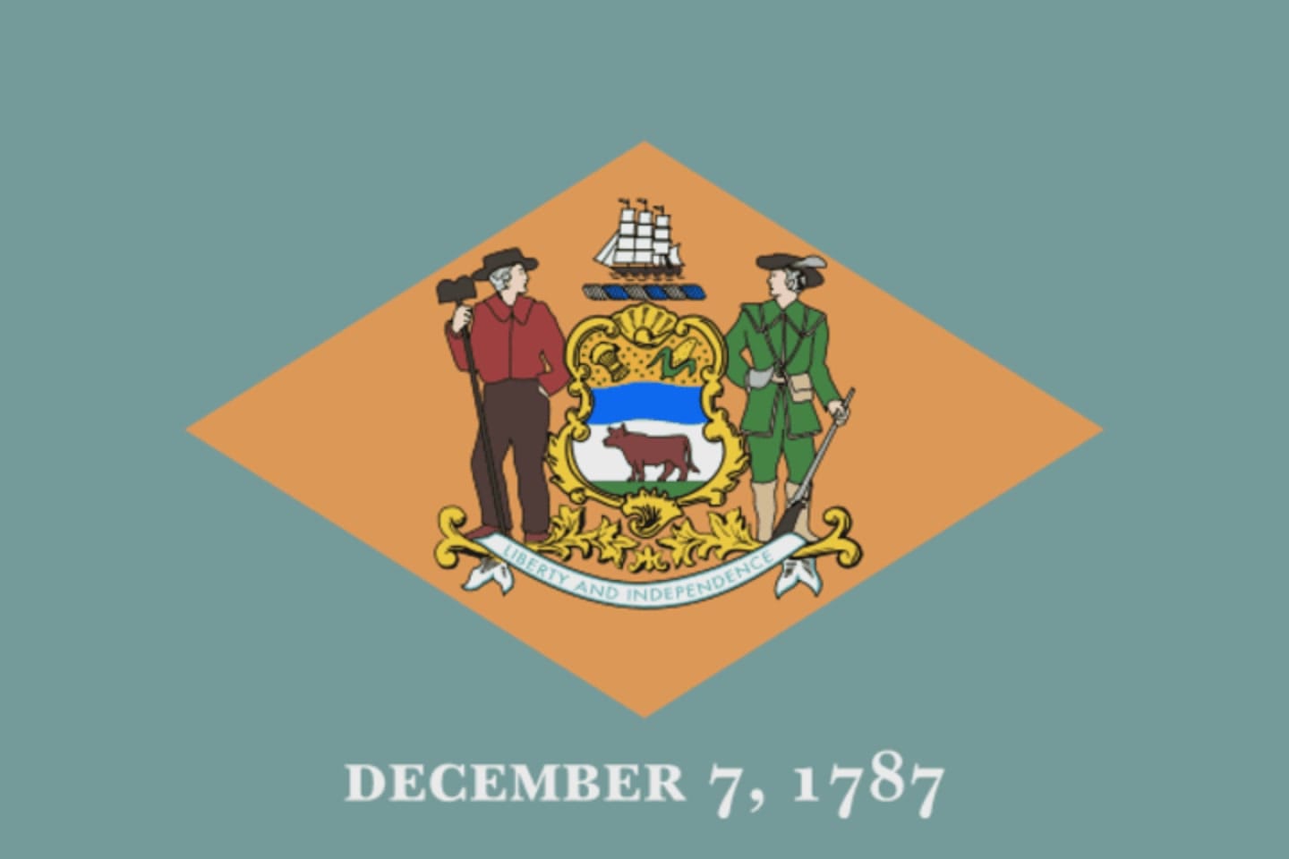 Integrity Flags Delaware State Flag 36" x 60" (33527)