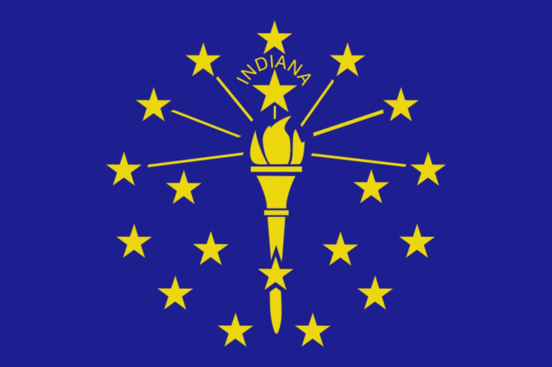 Integrity Flags Indiana State Flag 36" x 60" (33533)