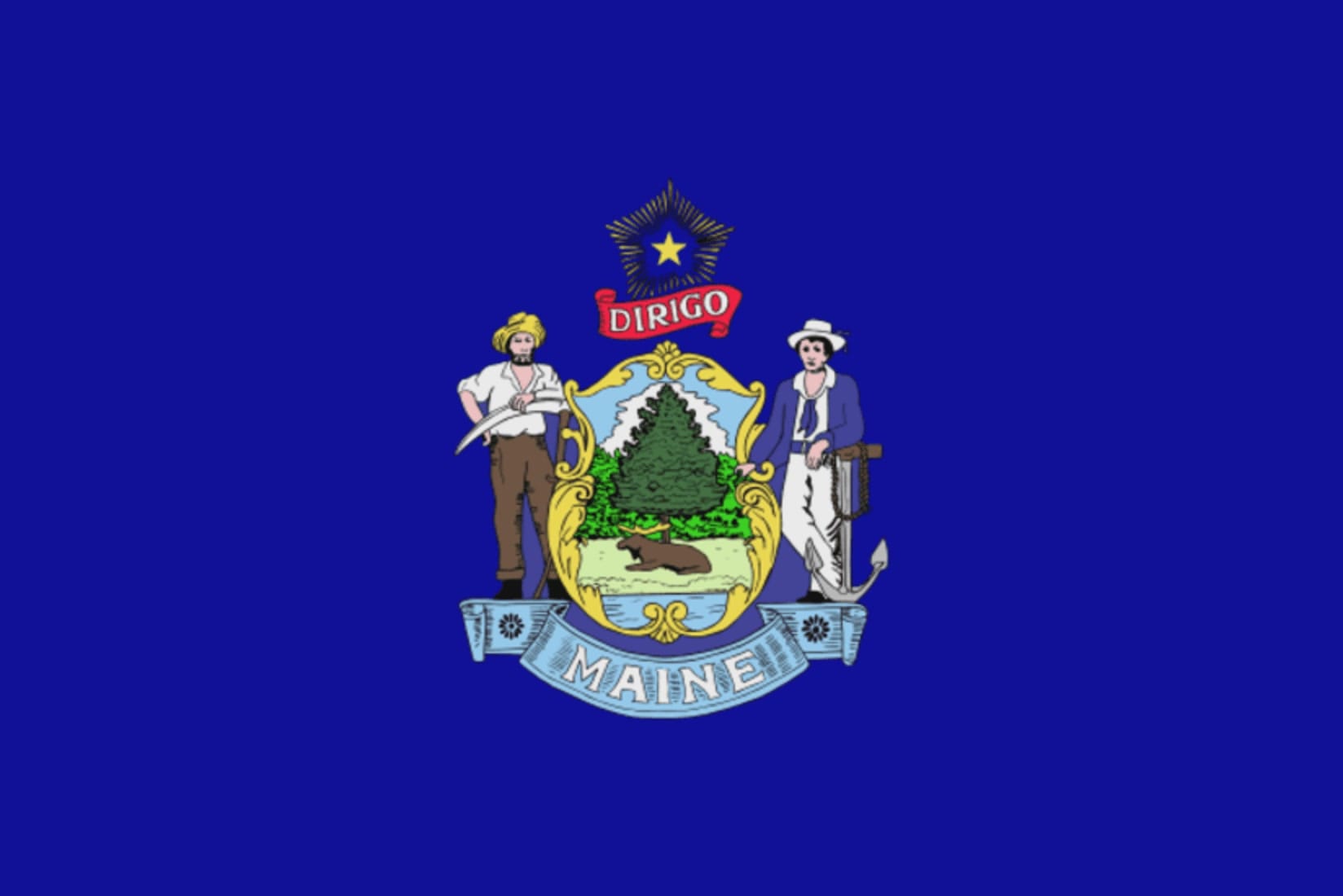 Integrity Flags Maine State Flag 36" x 60" (33538)