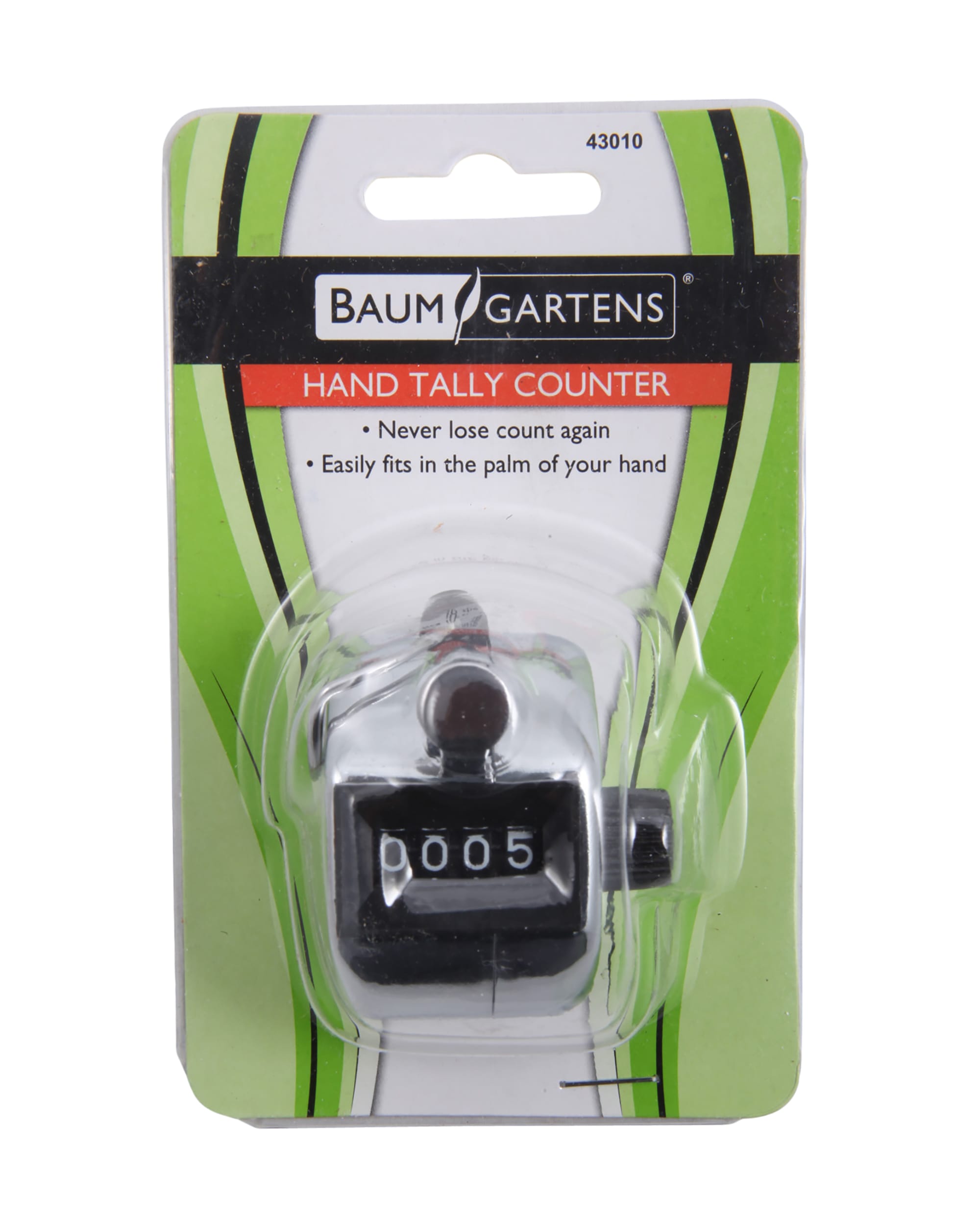 Baumgartens Hand Held Tally Counter Chome (43010)
