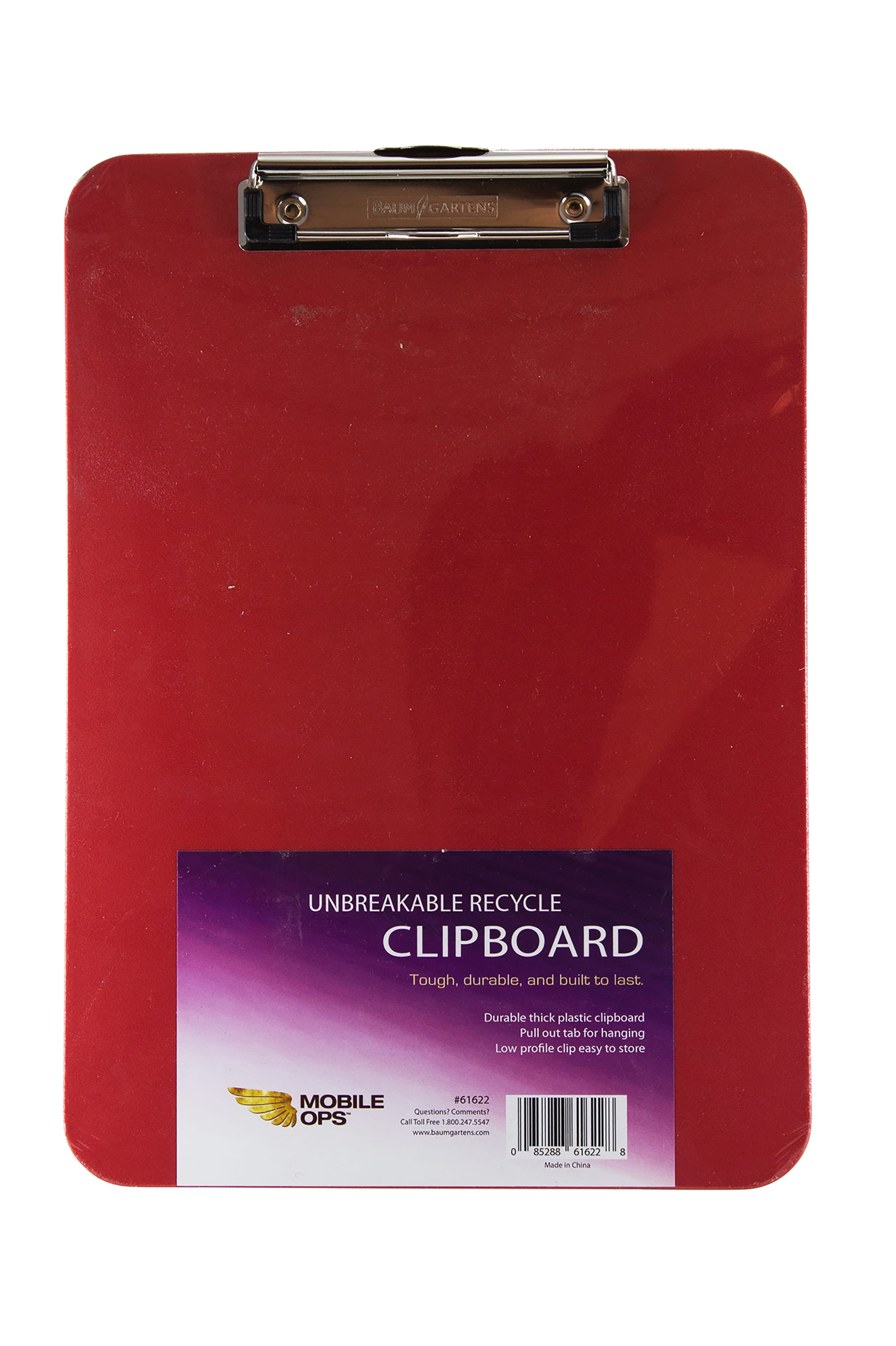 Mobile Ops Unbreakable Clipboard RED (61622)
