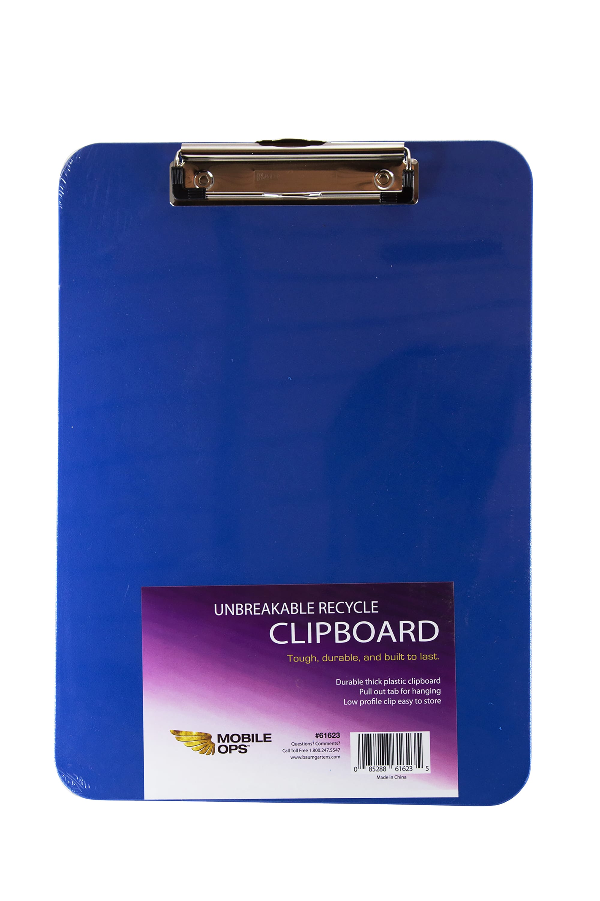 Mobile Ops Unbreakable Clipboard BLUE (61623)