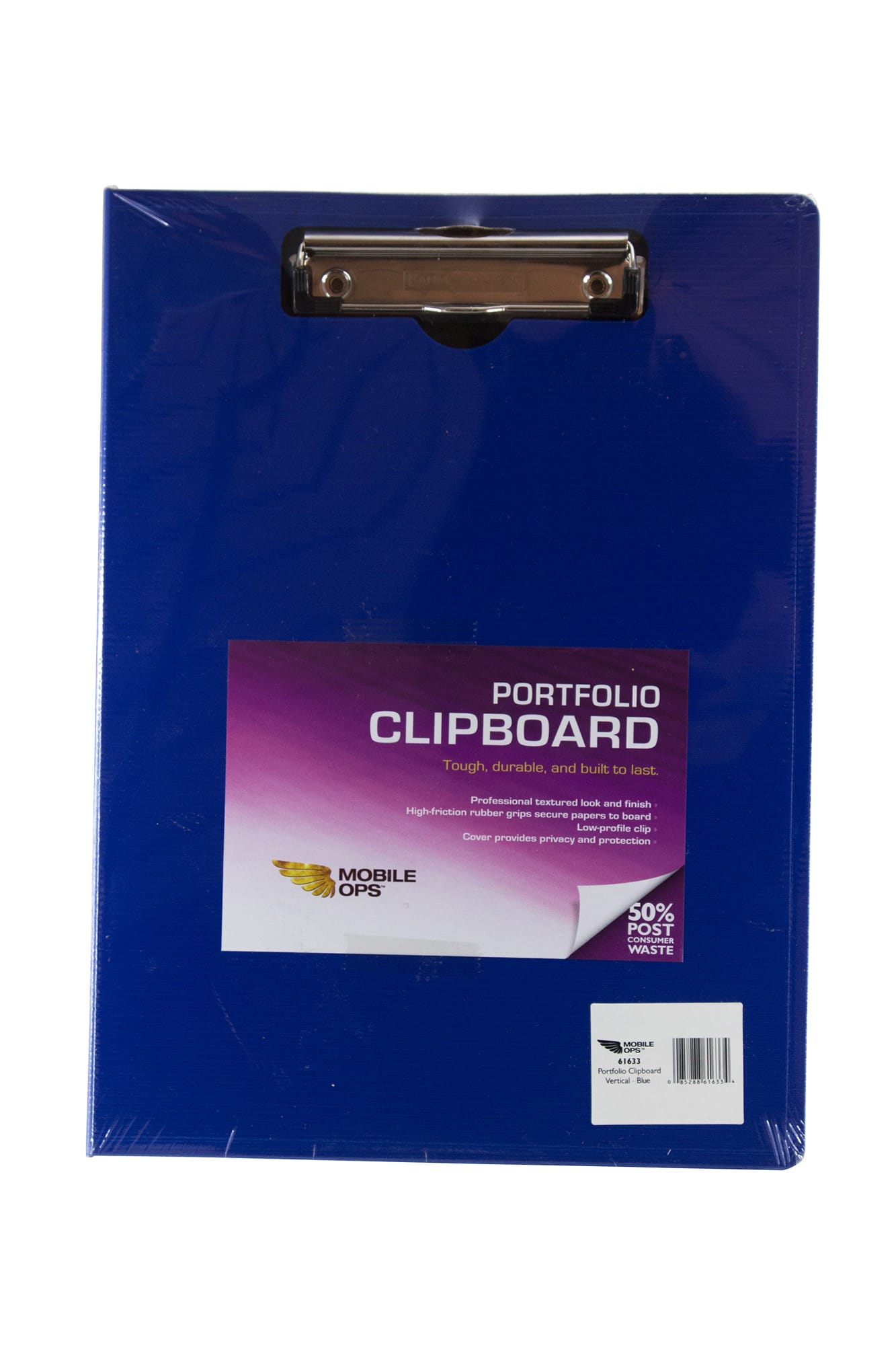 Mobile Ops Portfolio Clipboard Vertical BLUE (61633)