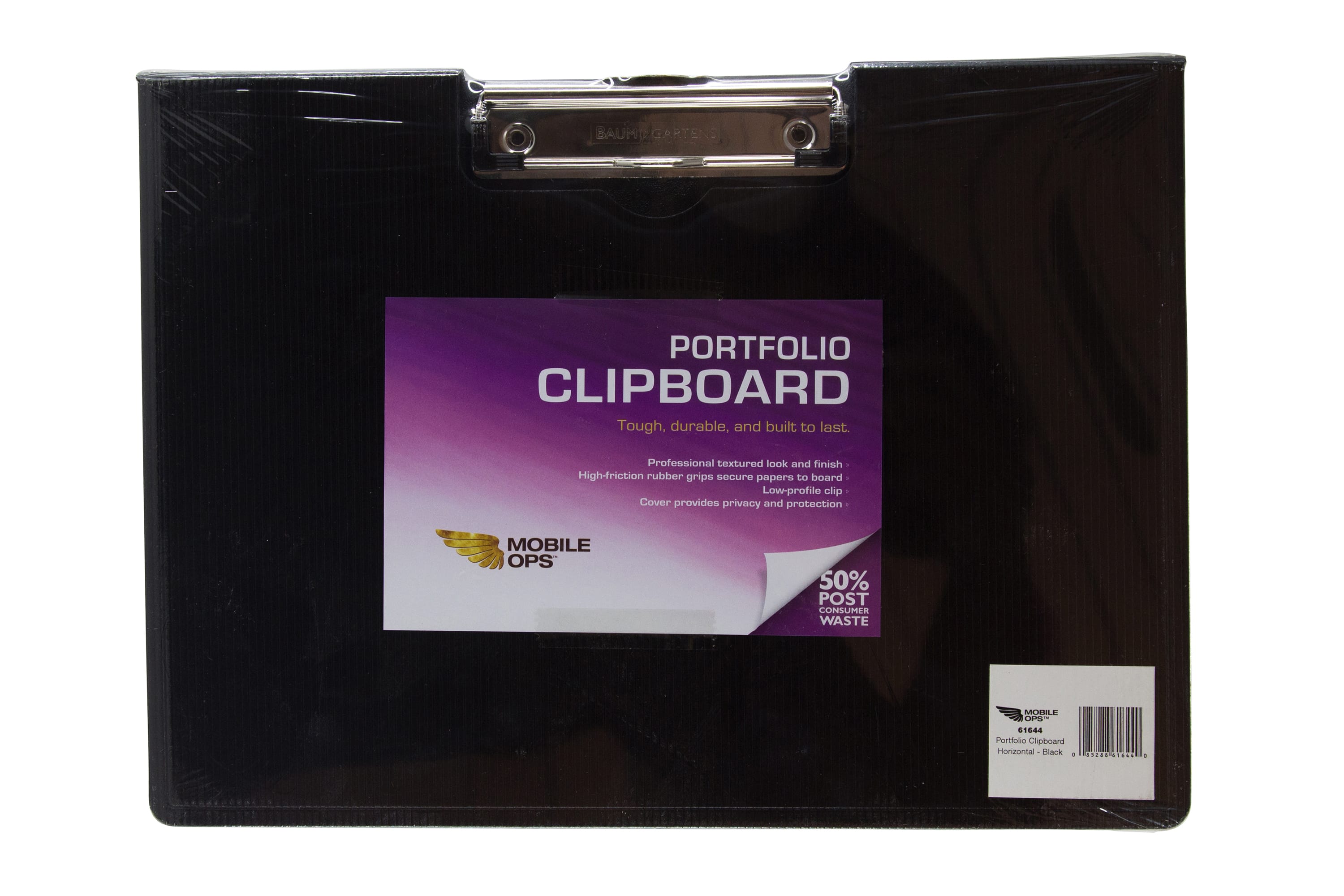 Mobile Ops Portfolio Clipboard Horizontal BLACK (61644)