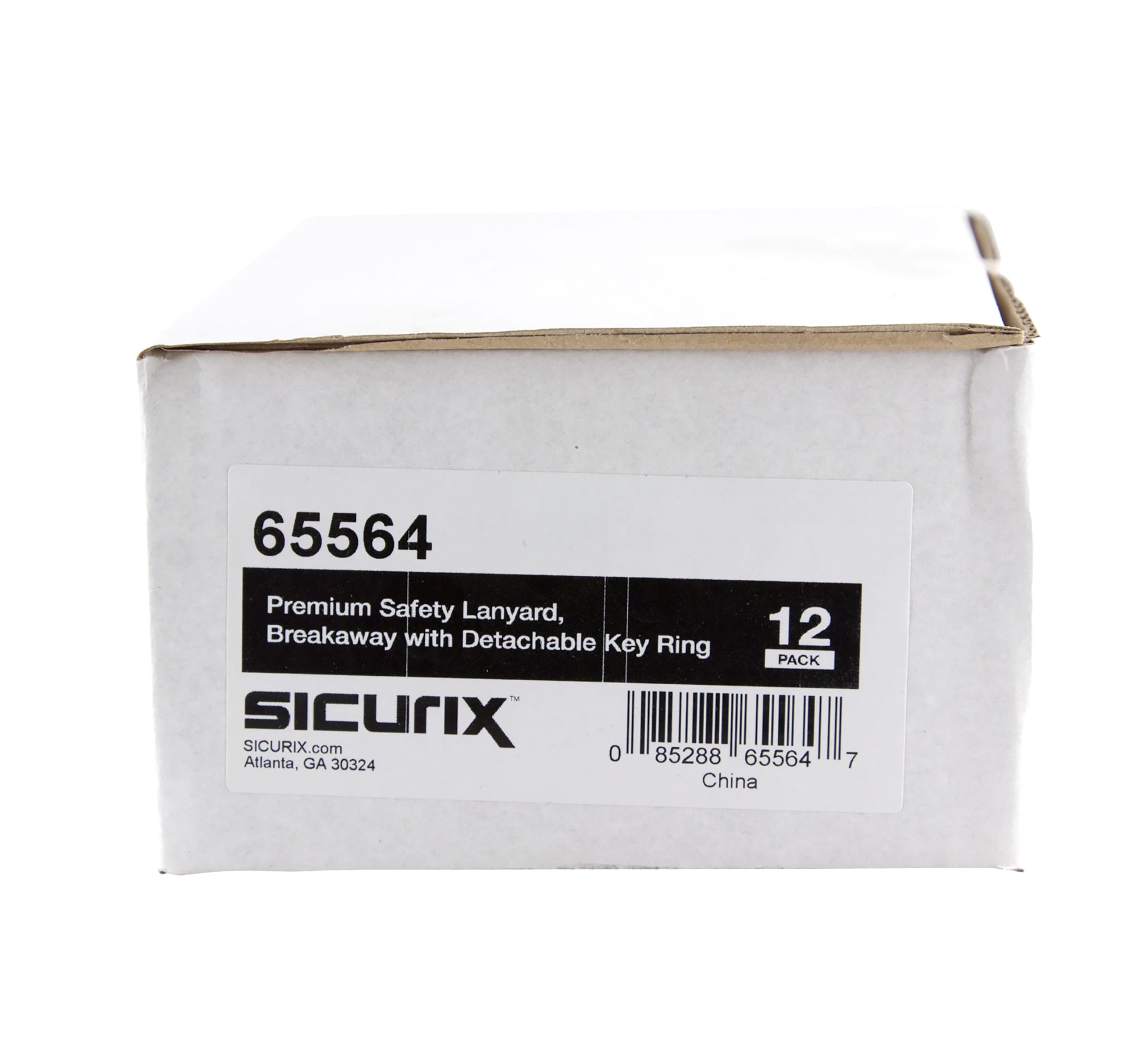 SICURIX Lanyard BLACK 5/8 NoTwist 12 Pack (65564)