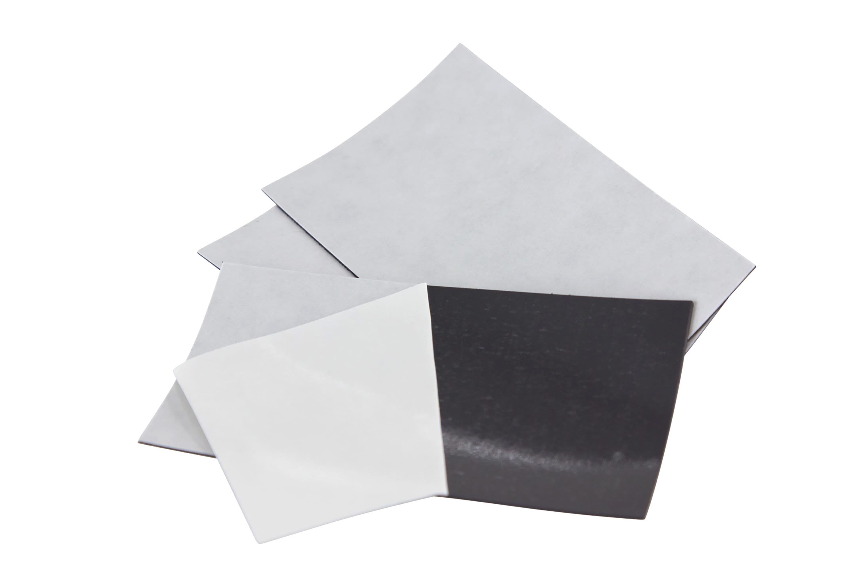 Zeüs Adhesive Backed Business Card Magnets 3 1/2" x 2" 25 Pack WHITE (66200)