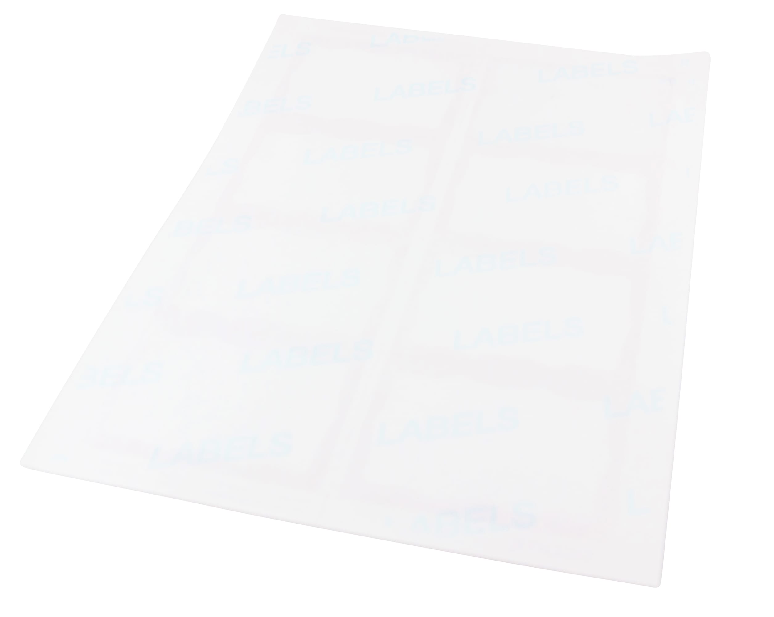 SICURIX RED Border Adhesive Badges 8 Per Sheet 200 Pack WHITE (67652)
