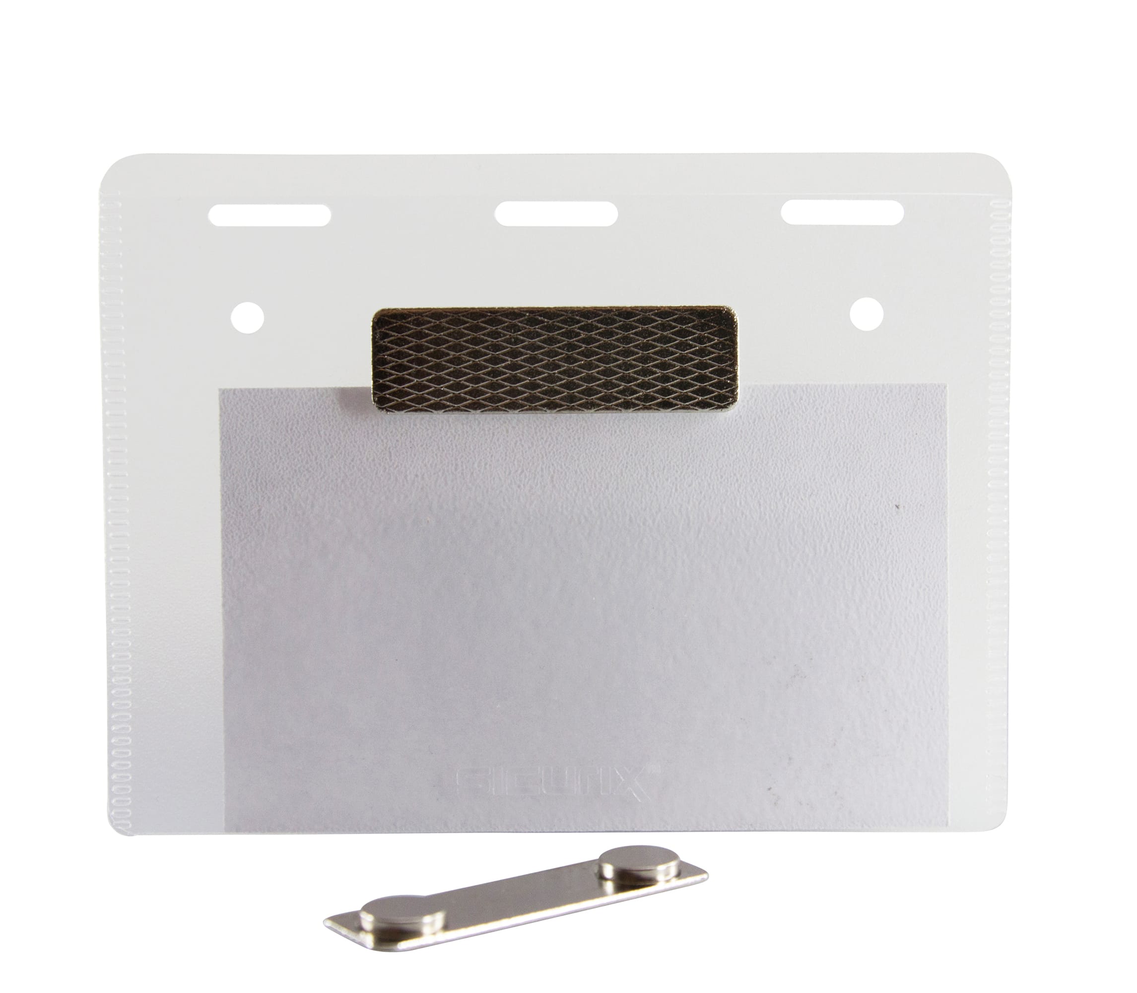 SICURIX Magnetic Style Printable Badge Kit 4" x 3" Horizontal 20 Pack (67665)