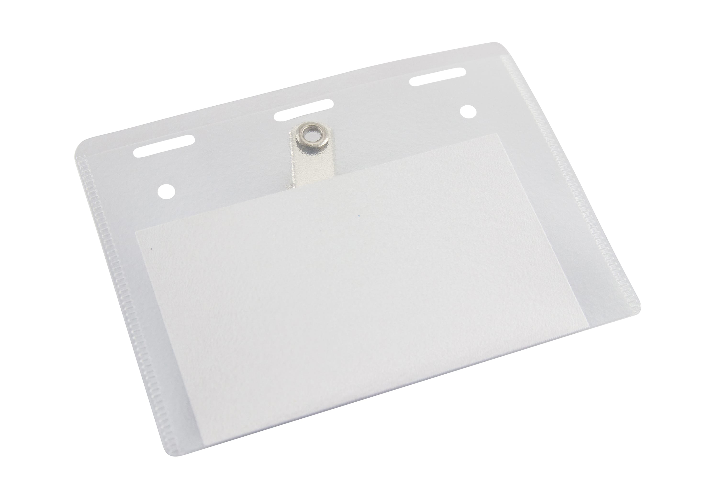 SICURIX Clip Style Printable Badge Kit 4" x 3" Horizontal 50 Pack (67673)