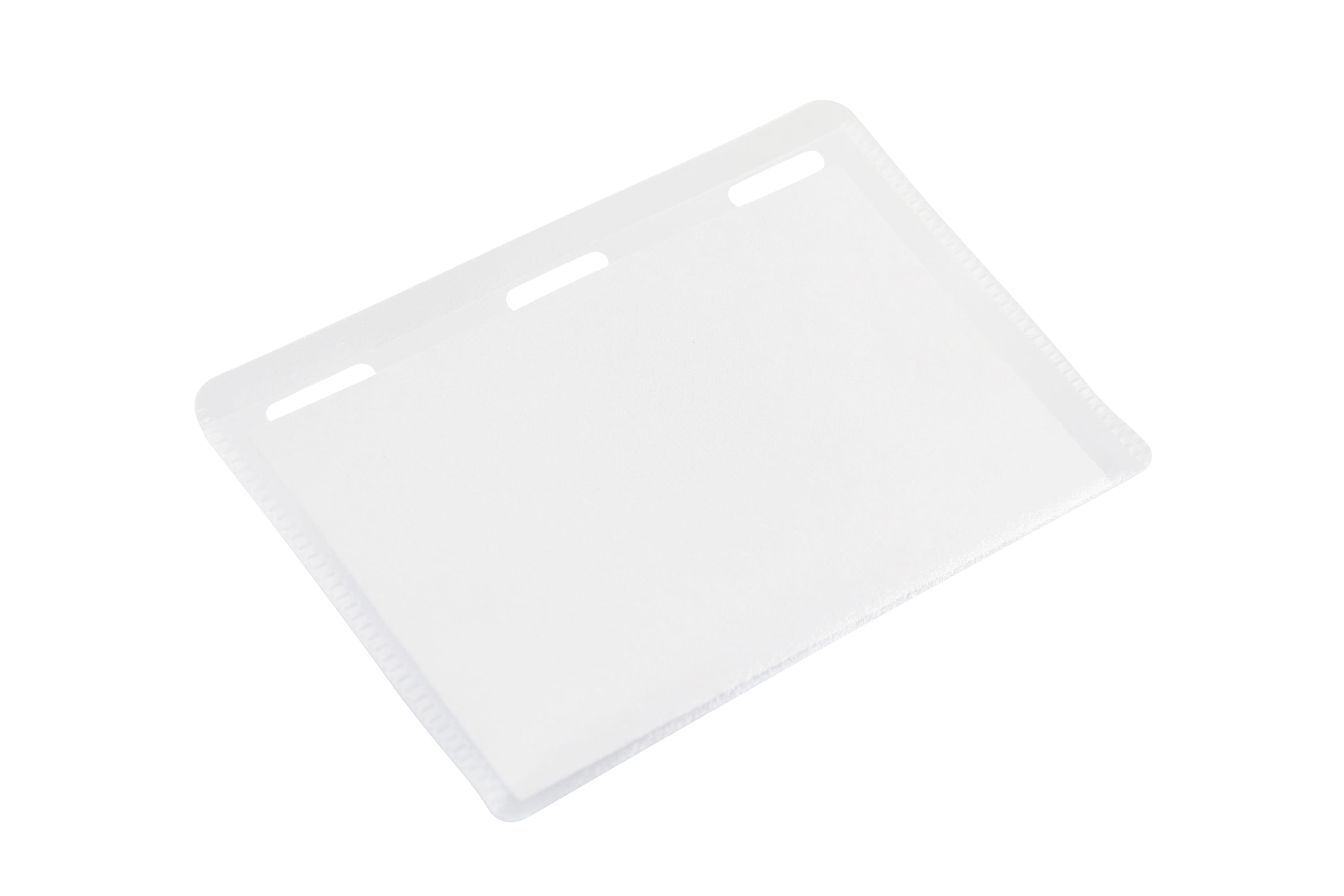 SICURIX Clip/Pin Combo Style Printable Badge Kit 3 1/2" x 2 1/4" Horizontal 50 Pack (67675)