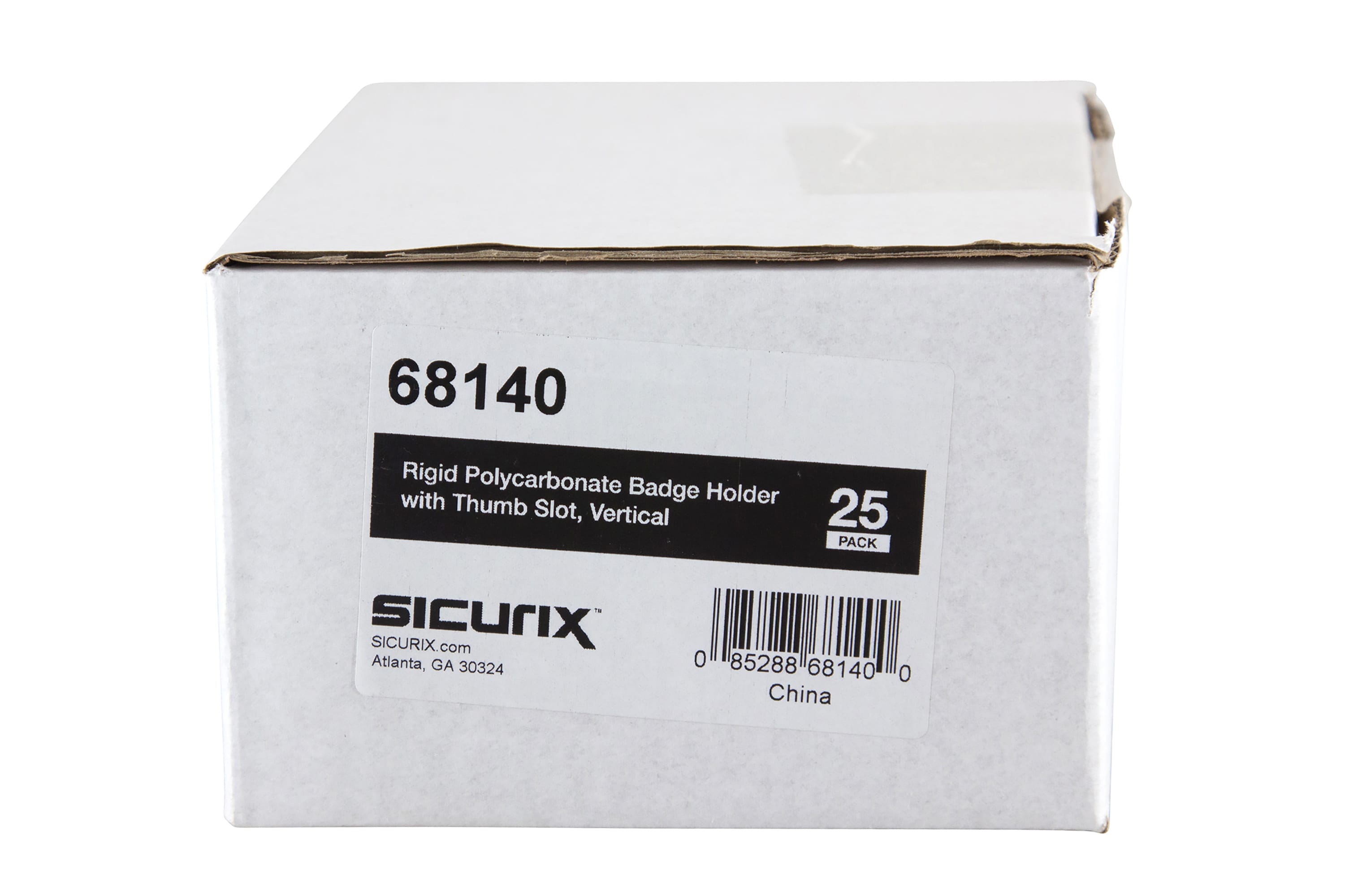 SICURIX Badge Holder PolyCarb Vertical 25 Pack (68140)