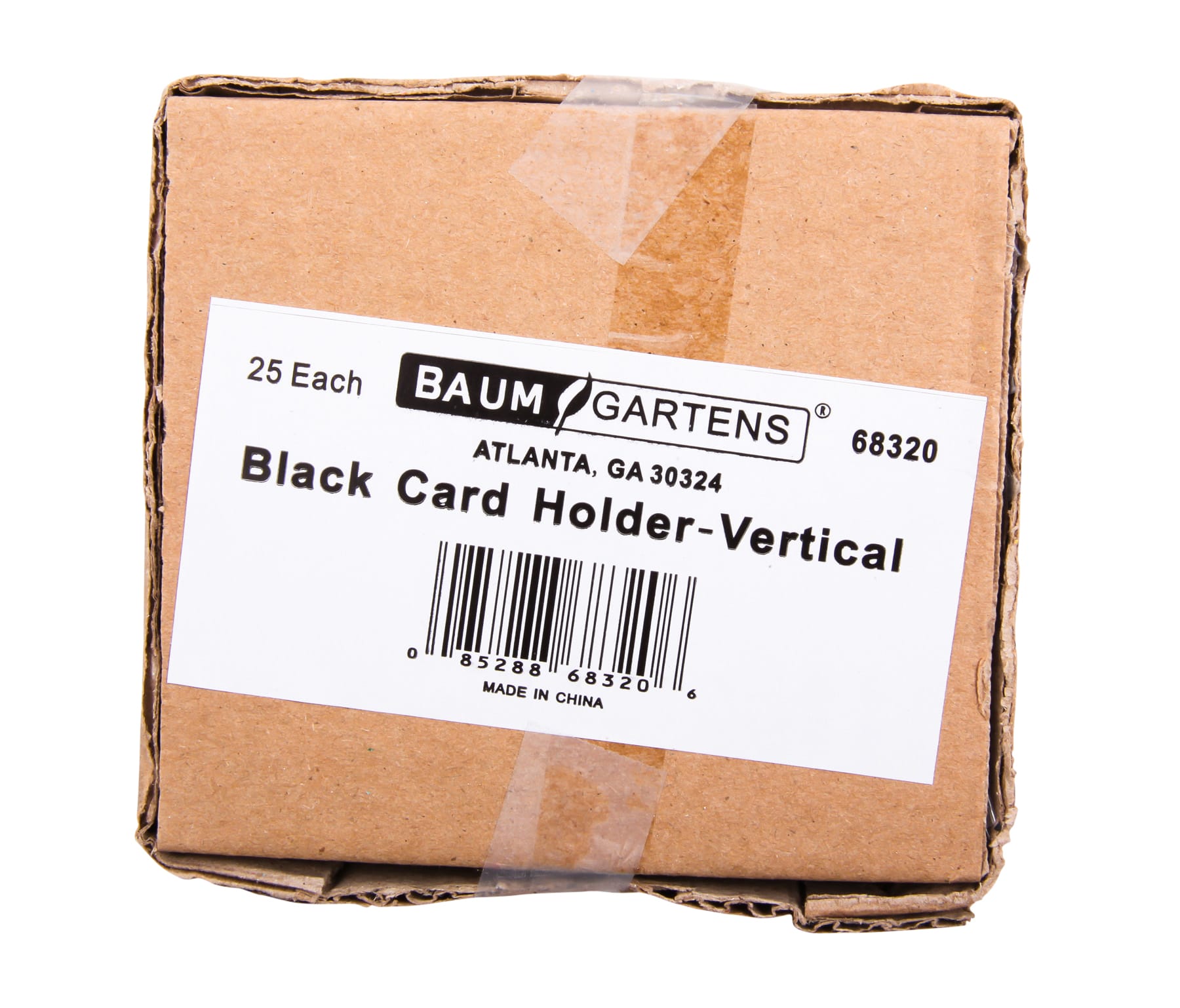 SICURIX Badge Dispensers Vertical 25 Pack BLACK (68320)