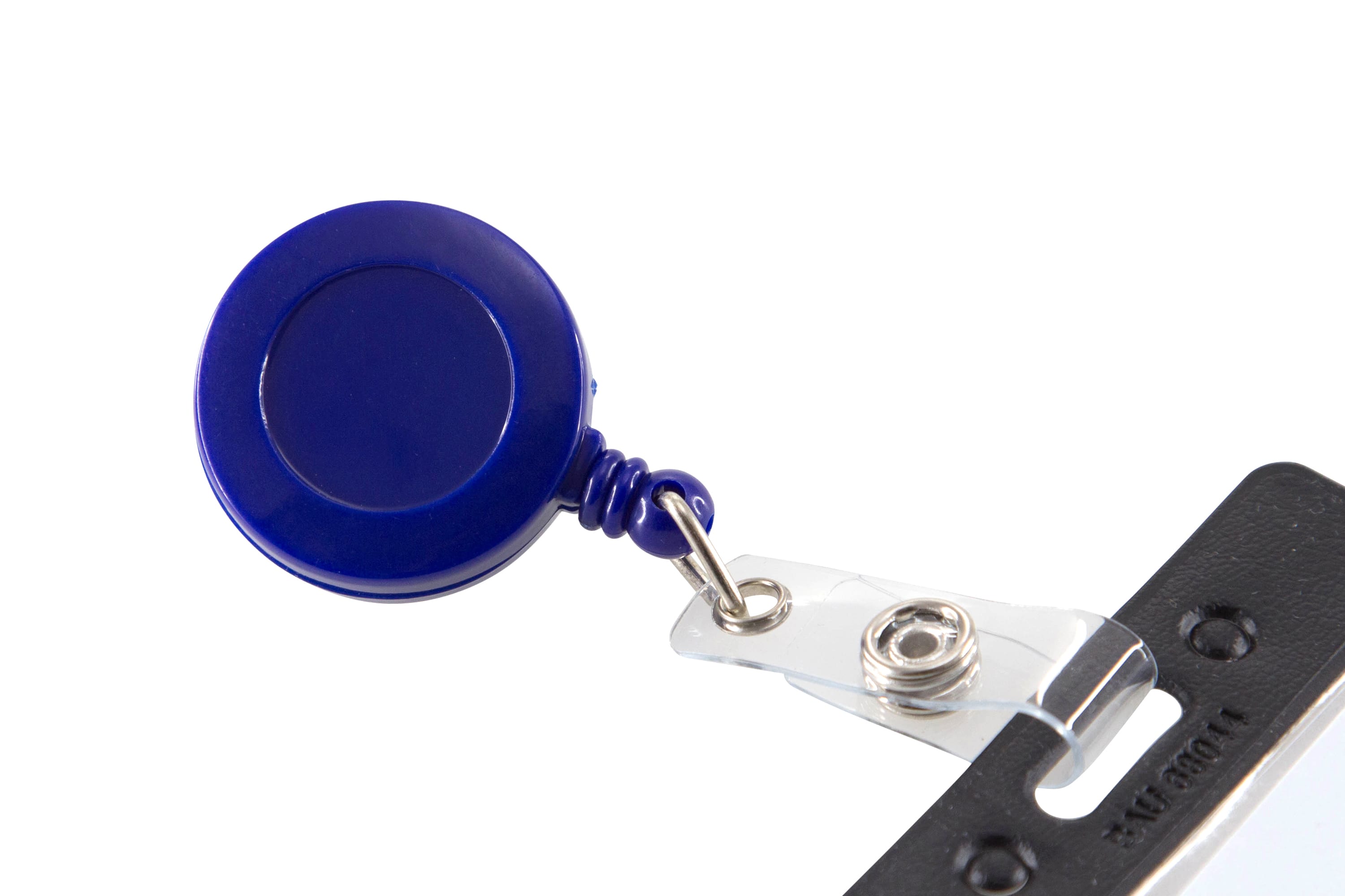 SICURIX Standard ID Badge Reel Round Belt Clip Strap BLUE (68823)