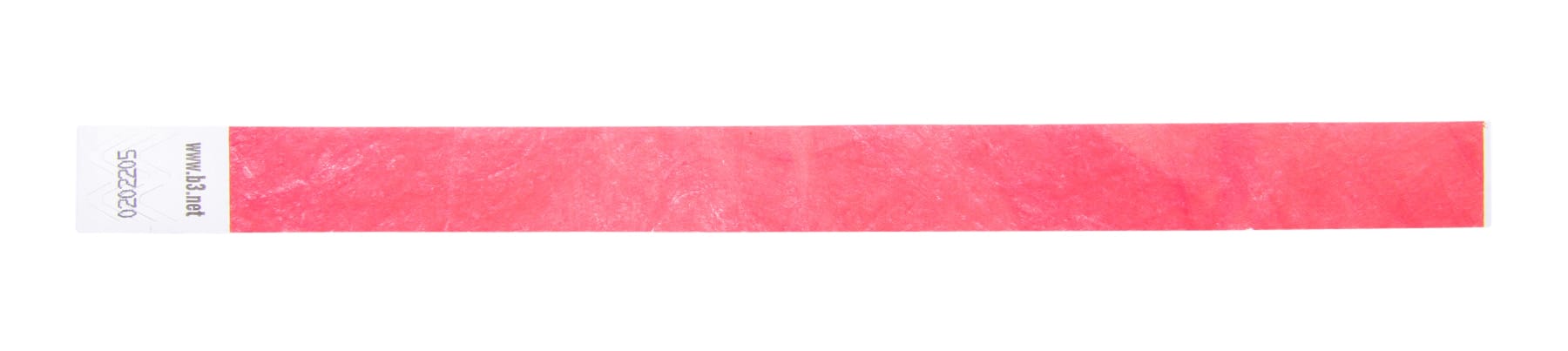 SICURIX Sequentially Numbered Security Wristbands 100 Pack RED (85020)