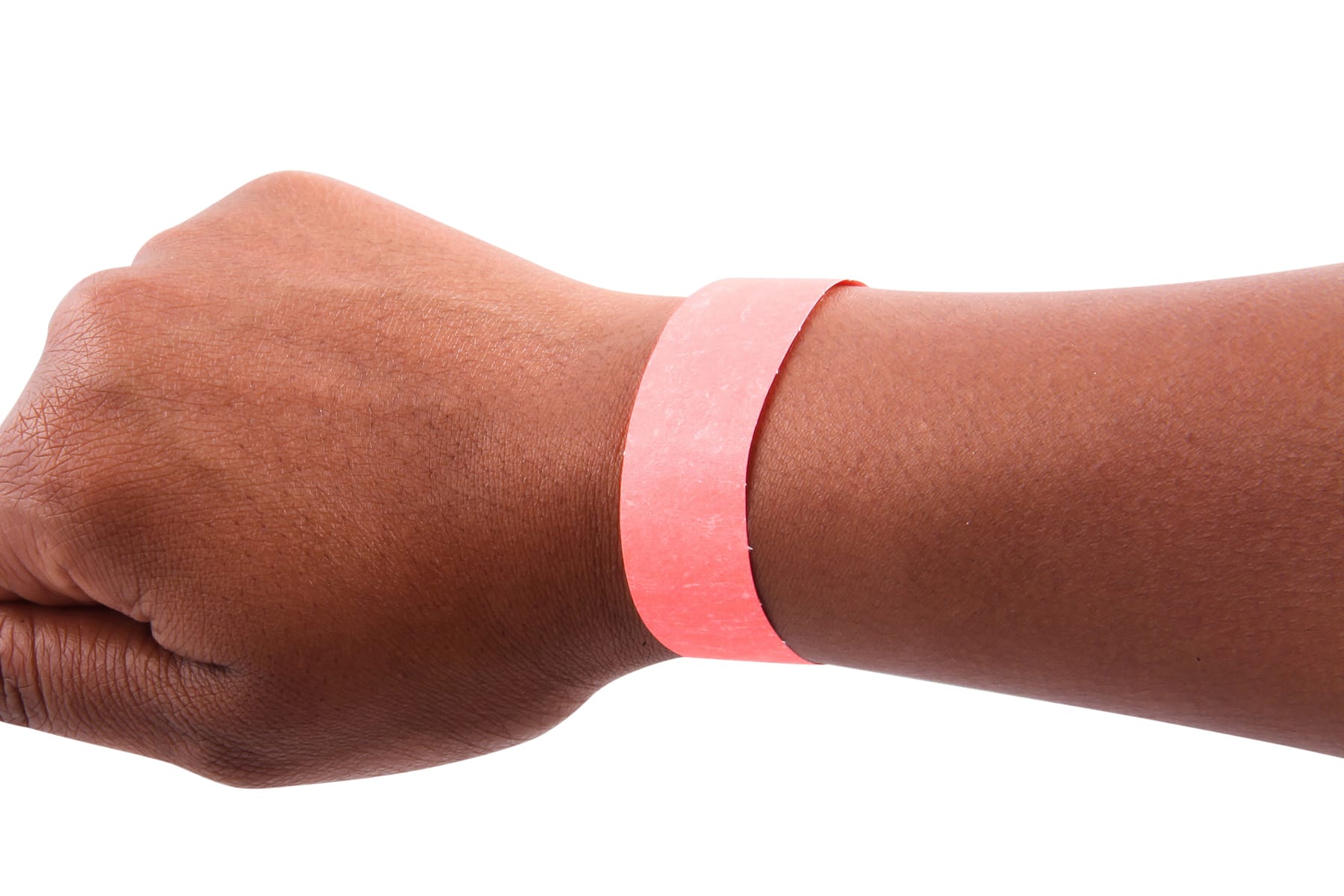 SICURIX Sequentially Numbered Security Wristbands 100 Pack ORANGE (85050)