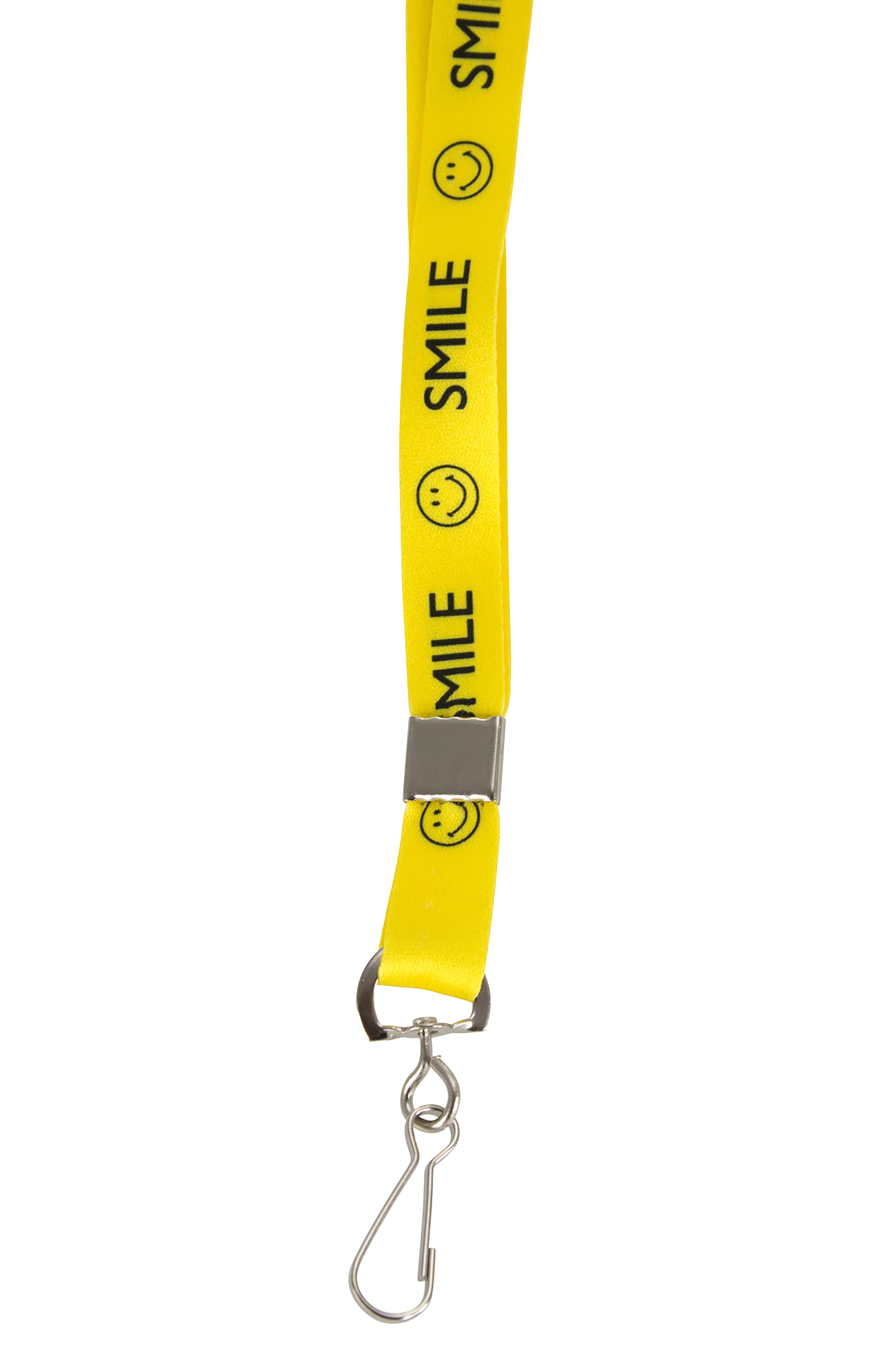 SICURIX Smiley Face Lanyard Hook Flat Style YELLOW (97600)