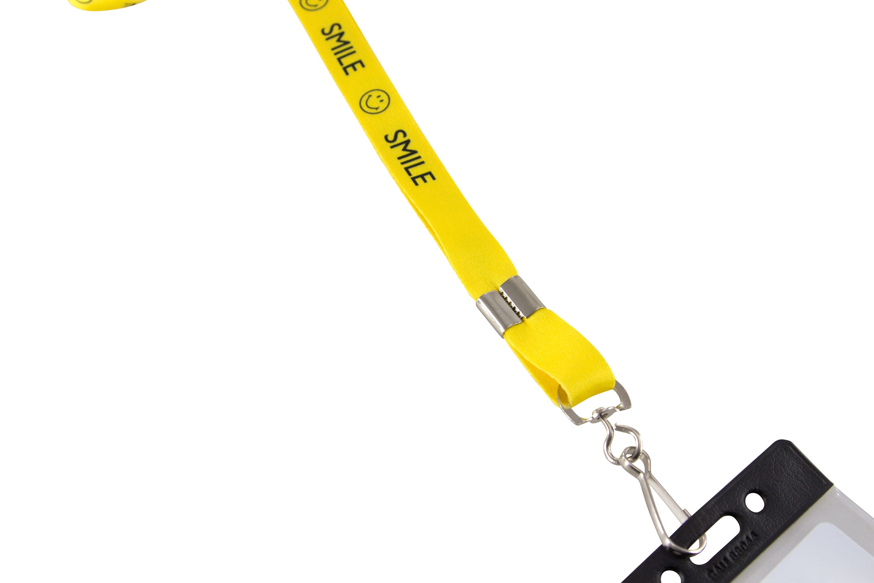 SICURIX Smiley Face Lanyard Hook Flat Style YELLOW (97600)