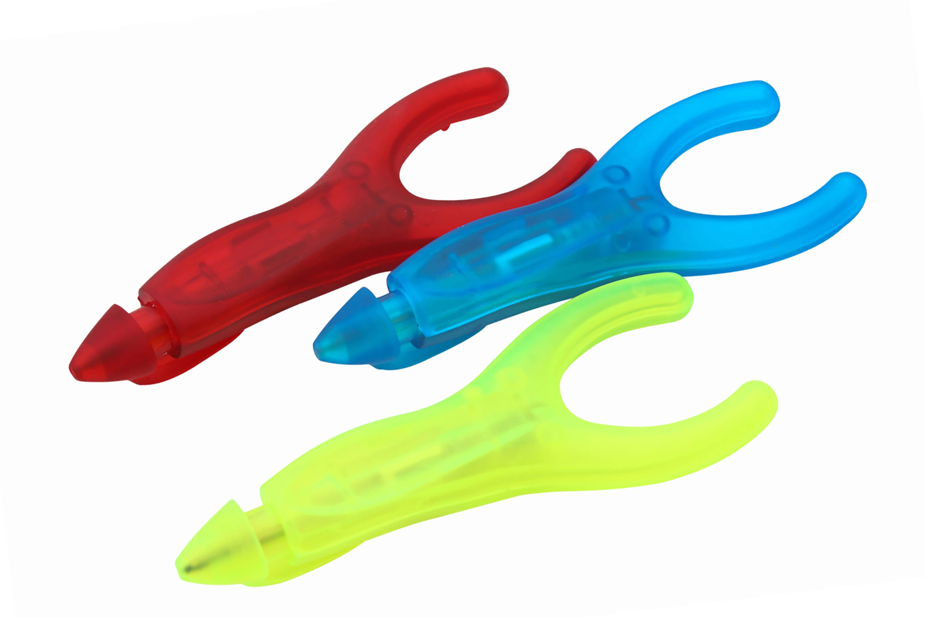 PenAgain 3 Pack Pens Arthritis Ehlers Danlos Syndrome RED BLUE GREEN or NEON GREEN (00063)