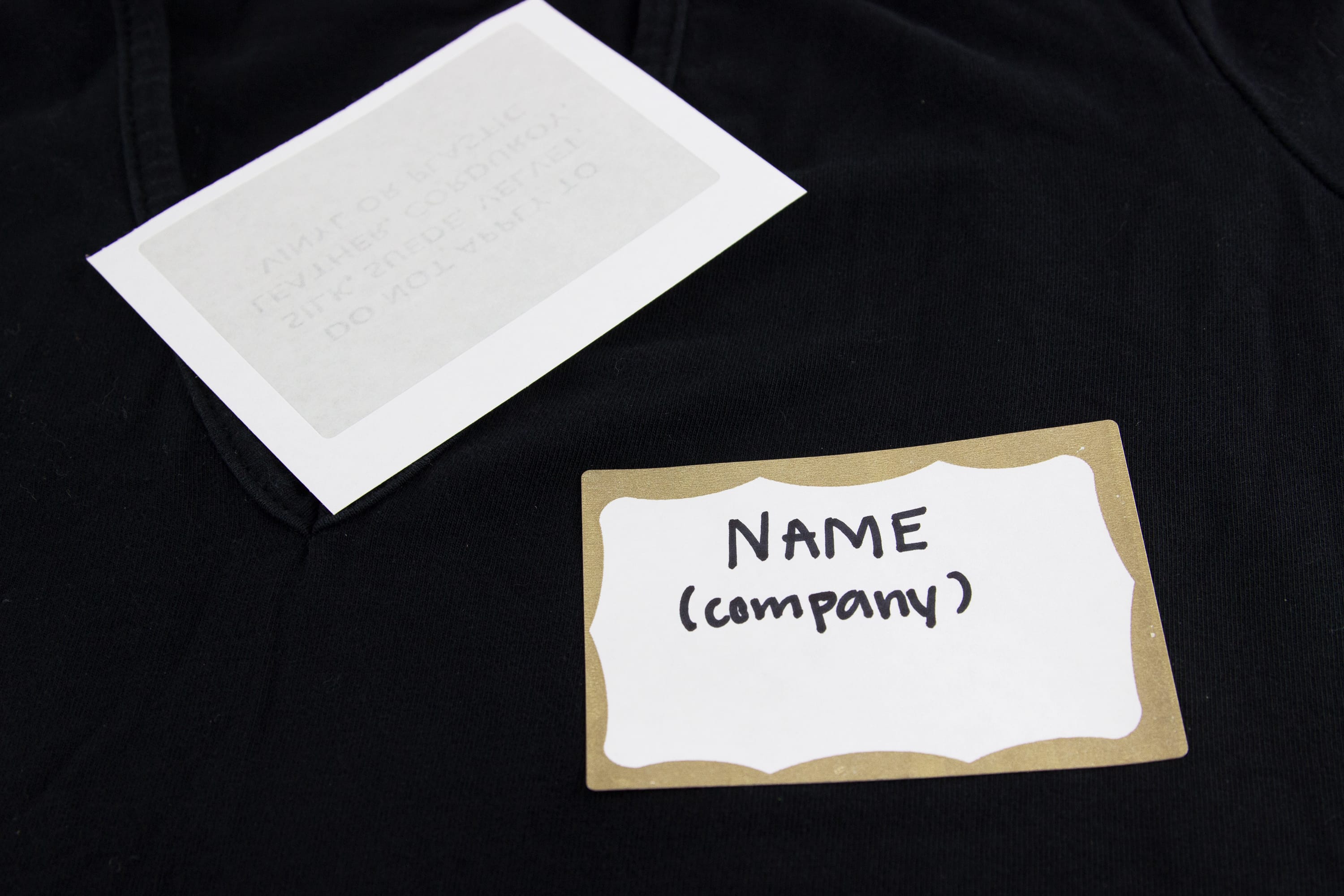 SICURIX GOLD Border Adhesive Badges 2 Per Sheet 100 Pack WHITE (67647)