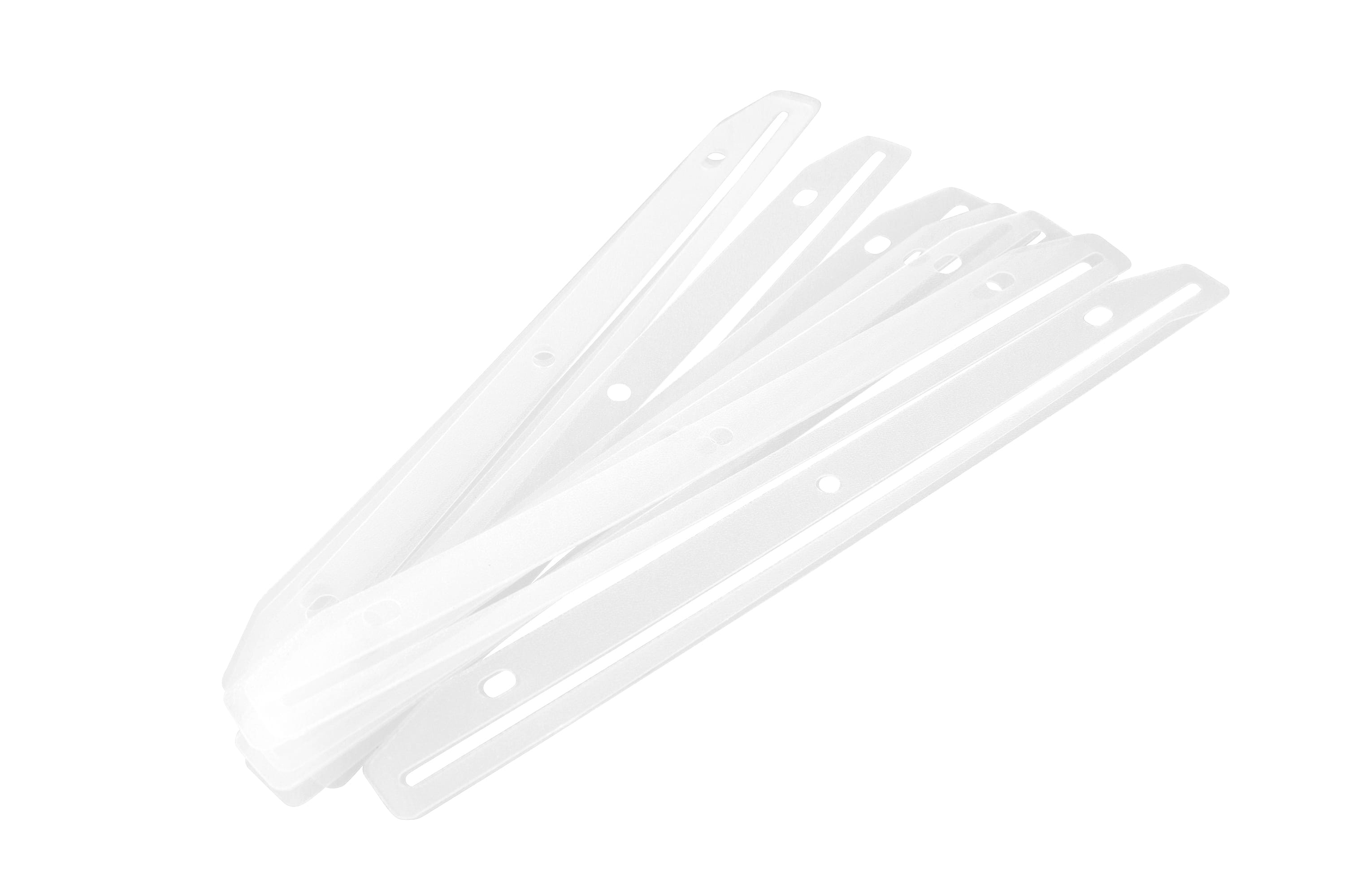 Baumgartens Magazine Organizer 12 Pack WHITE (JT-9000)