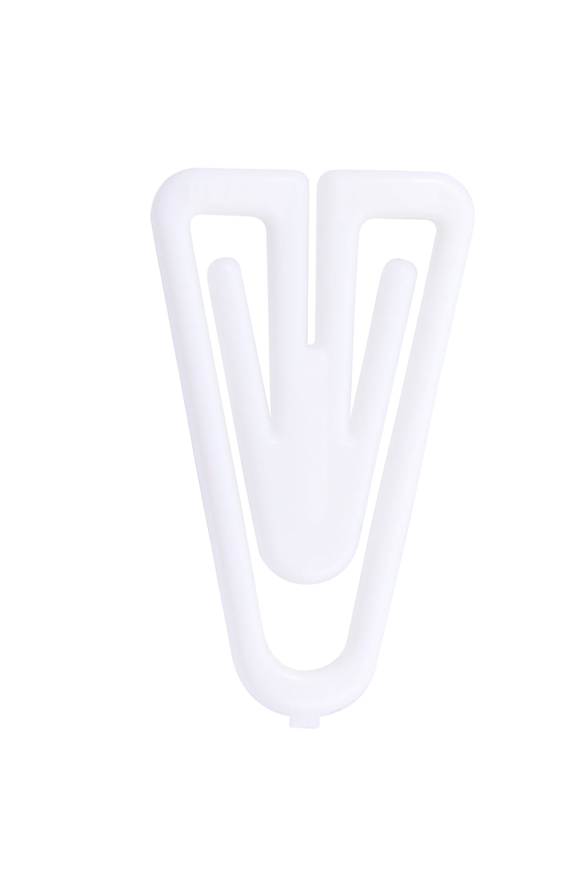 Plastiklips Paper Clips Medium Size 500 Pack WHITE (LP-0310)