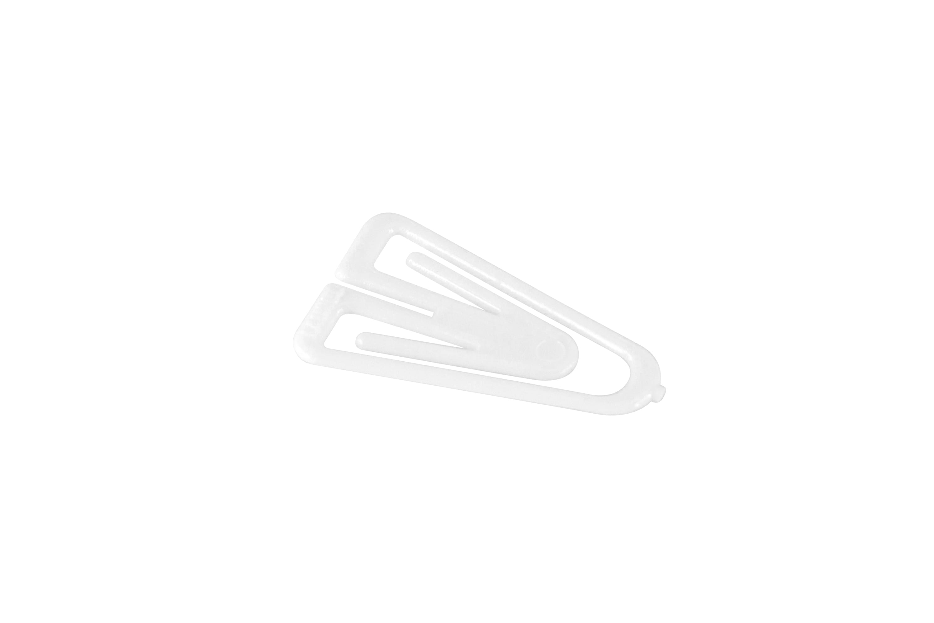 Plastiklips Paper Clips Medium Size 500 Pack WHITE (LP-0310)