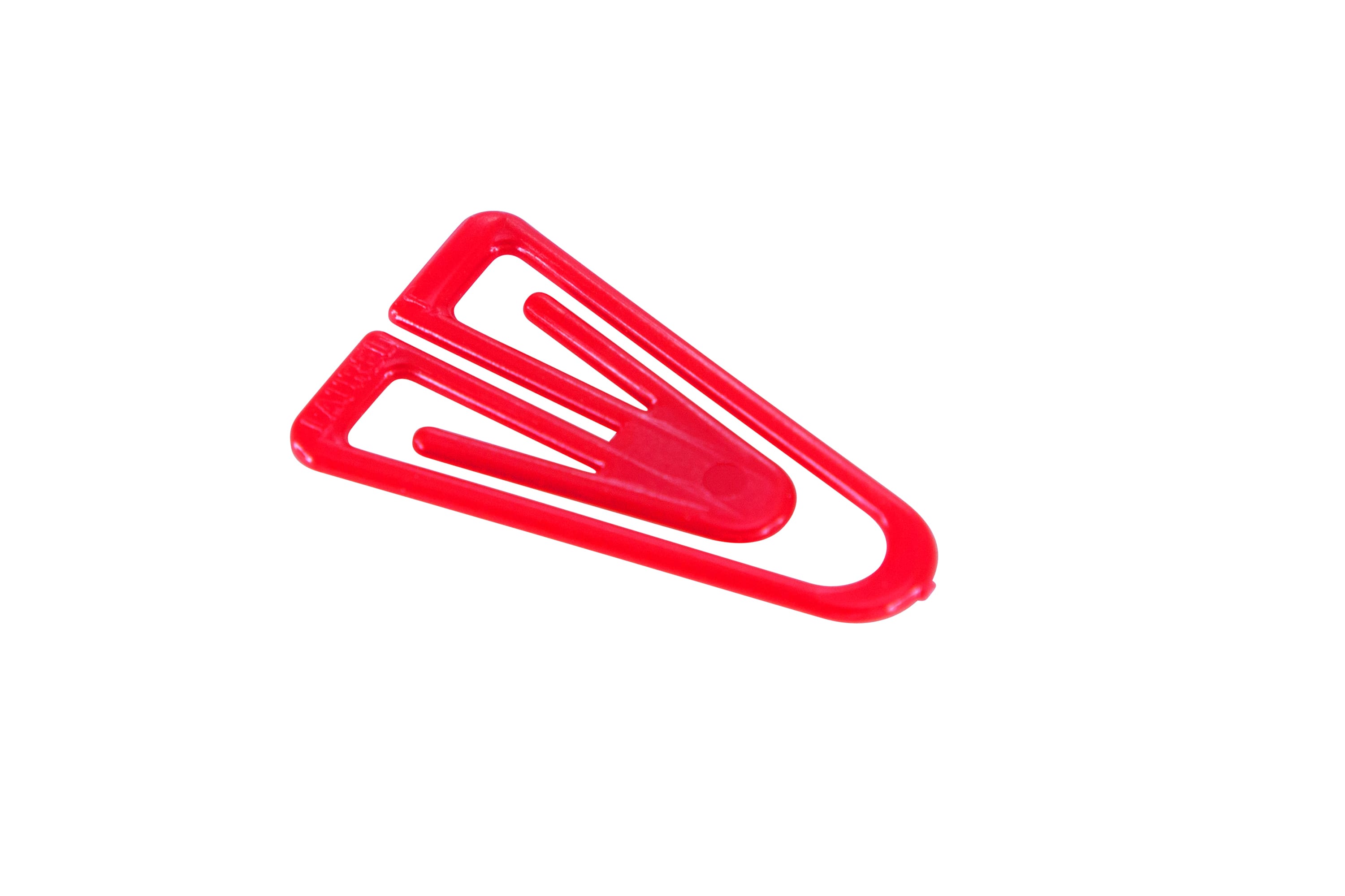 Plastiklips Paper Clips Medium Size 500 Pack RED (LP-0320)