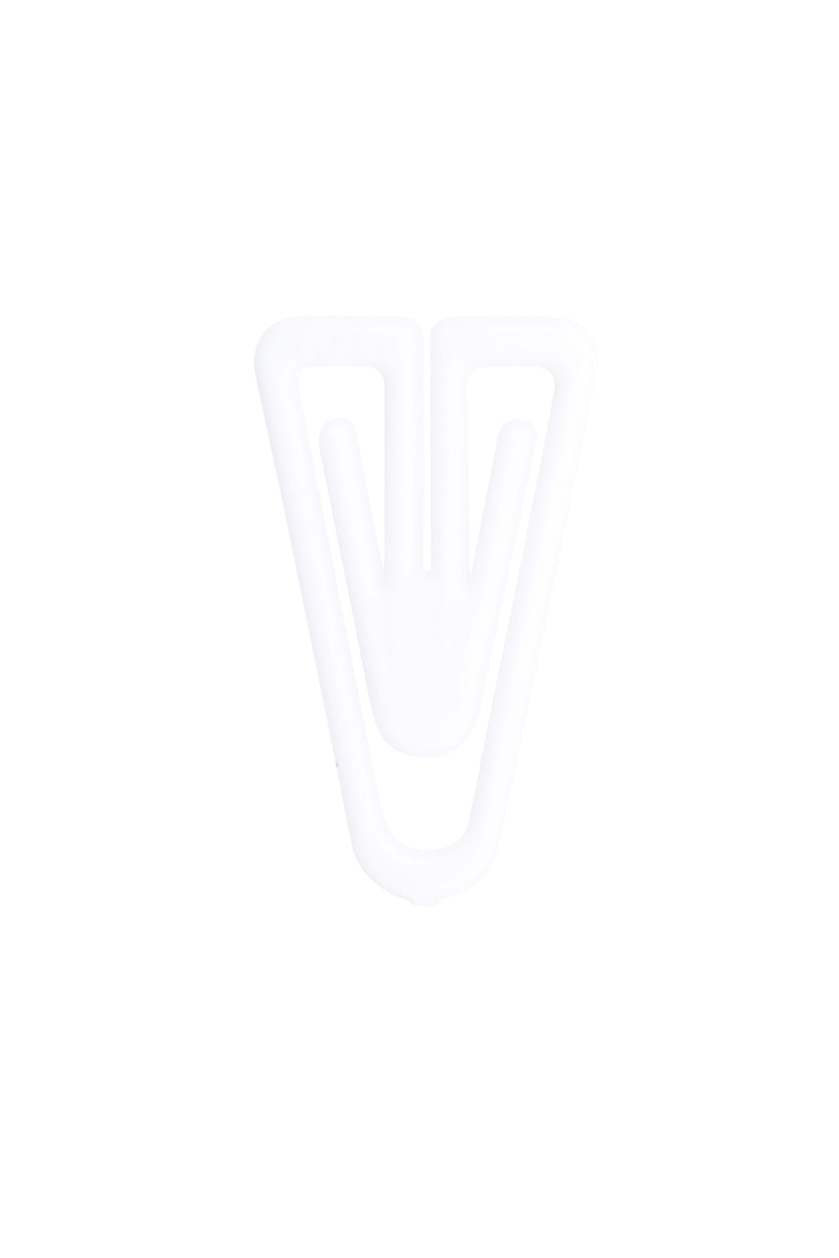 Plastiklips Paper Clips Large Size 200 Pack WHITE (LP-0610)