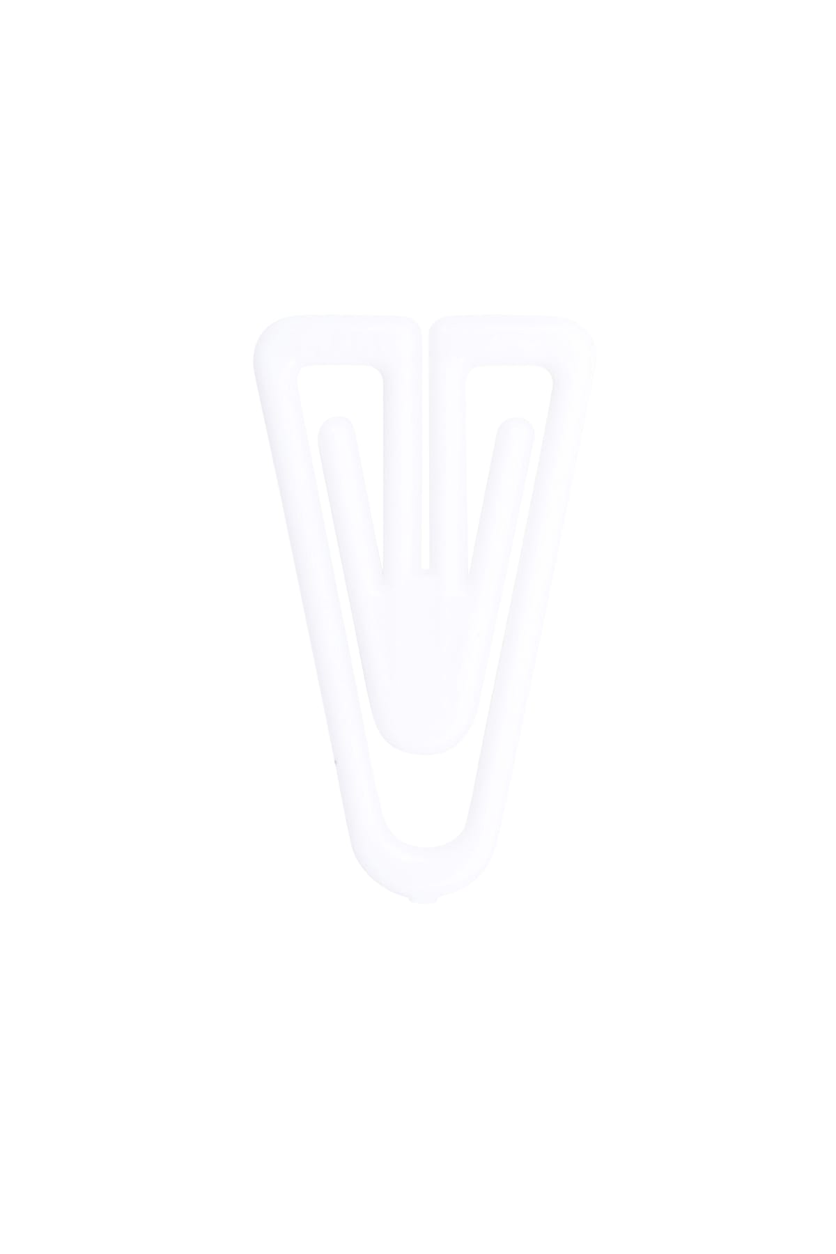 Plastiklips Paper Clips Large Size 200 Pack WHITE (LP-0610)