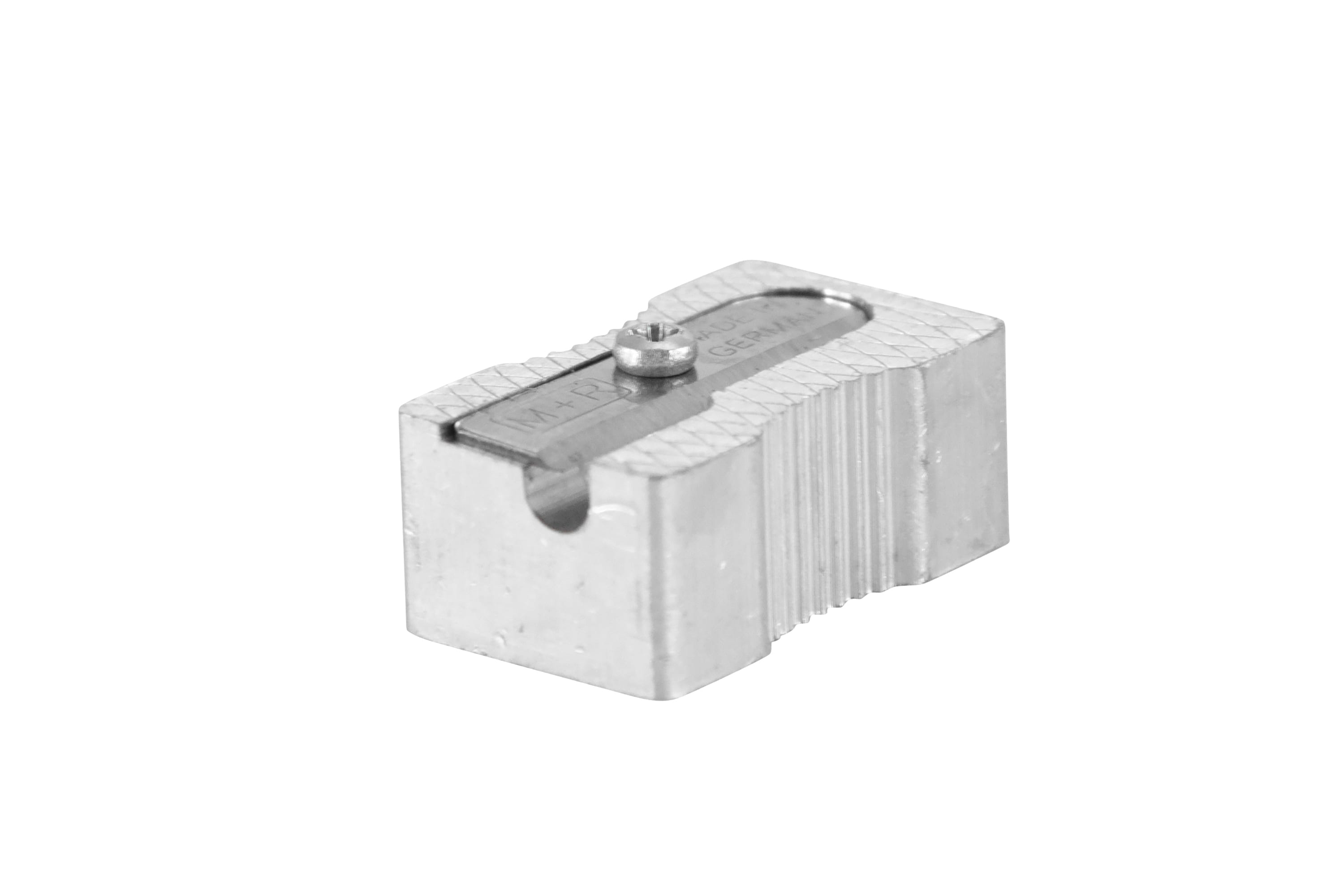 Baumgartens Pencil Sharpener Single Hole SILVER (MR-2000)