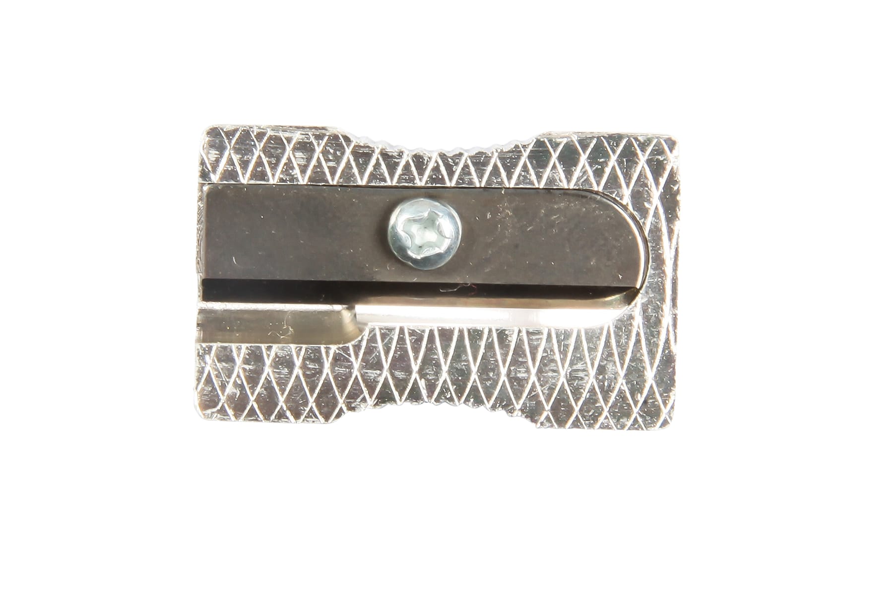 Baumgartens Pencil Sharpener Single Hole SILVER (MR-2000)