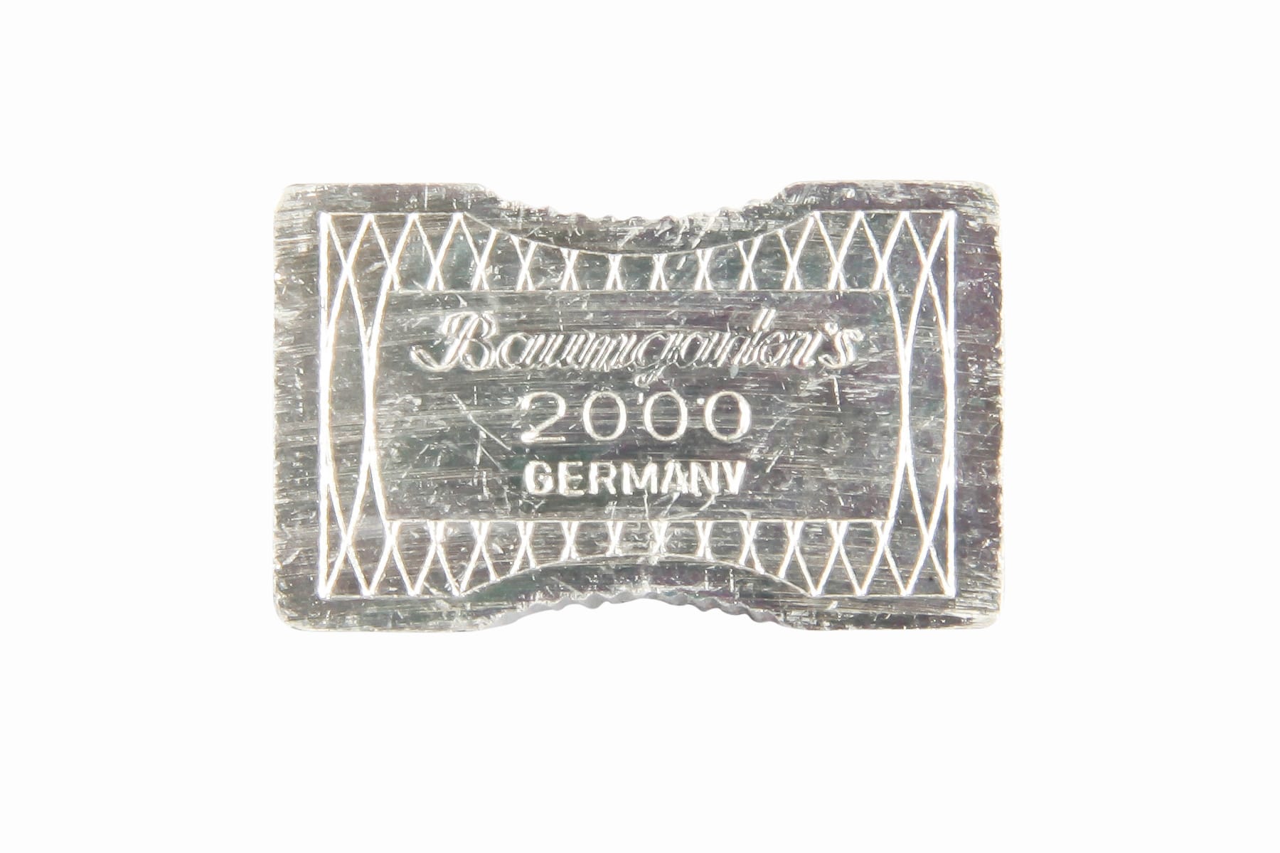 Baumgartens Pencil Sharpener Single Hole SILVER (MR-2000)