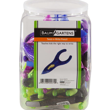 PenAgain Twist 'n Write Mechanical Pencil Hexagonal Tub Display of 48 Arthritis Ehlers Danlos Syndrome ASSORTED Colors (00079)