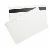 SICURIX CR 80 with Hico Magnetic Stripe Blank ID Cards 30 mil 100 Pack White