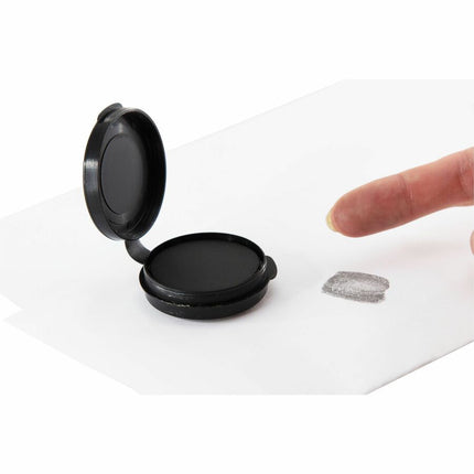 SICURIX Inkless Fingerprint Pad with Adhesive BLACK (38010)