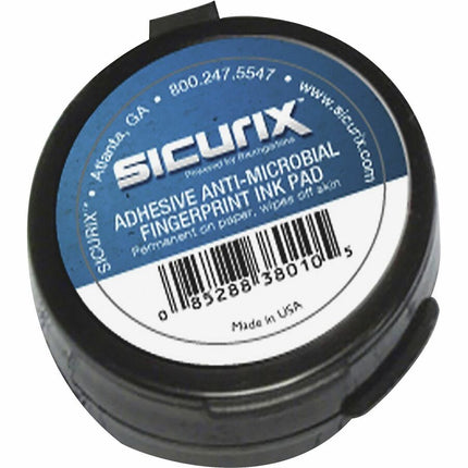 SICURIX Inkless Fingerprint Pad with Adhesive BLACK (38010)