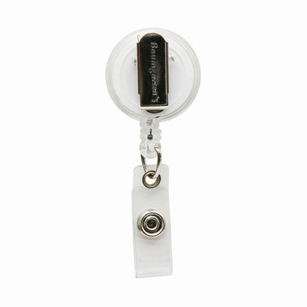 SICURIX Caduceus ID Badge Reels Round Swivel Spring Clip Strap ASSORTED Colors (68650)