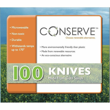 CONSERVE Knives 100 Pack OFF WHITE (10233)