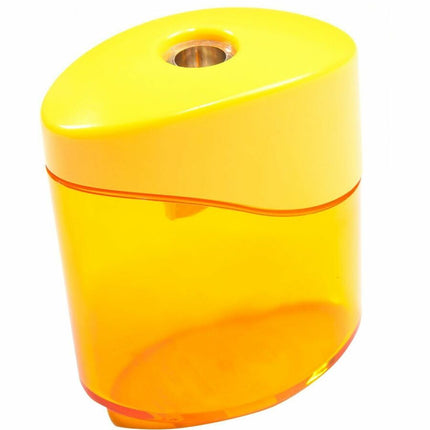 Baumgartens Geo Elliptic Pencil Sharpener Single Hole ASSORTED Colors (19170)