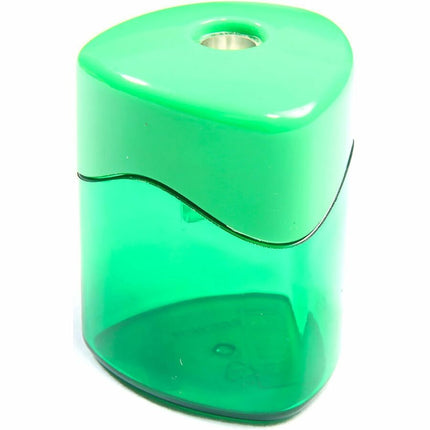 Baumgartens Geo Trio Pencil Sharpener Single Hole ASSORTED Colors (19530)