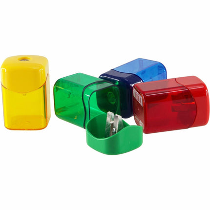 Baumgartens Wave Pencil Sharpener Single Hole ASSORTED Colors (19050)