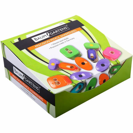 Baumgartens Retail Display Kit Pencil Sharpener ASSORTED Colors (15592)