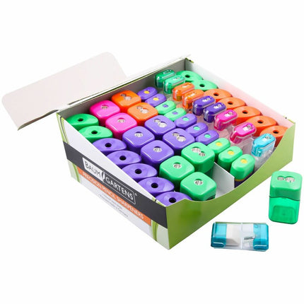 Baumgartens Retail Display Kit Pencil Sharpener ASSORTED Colors (15592)