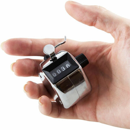 Baumgartens Hand Held Tally Counter Chome (43010)
